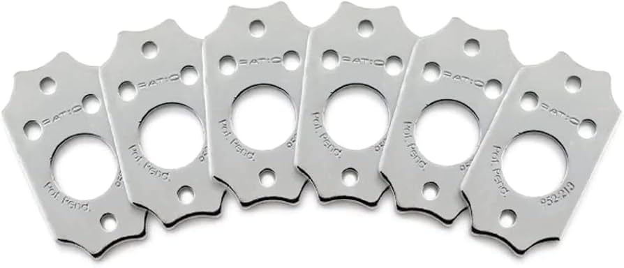 Graph Tech Ratio InvisoMatch Premium Tuning Key Plates For Gibson Style Screw Holes
