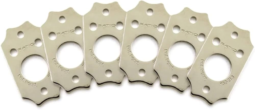 Graph Tech Ratio InvisoMatch Premium Tuning Key Plates For Gibson Style Screw Holes
