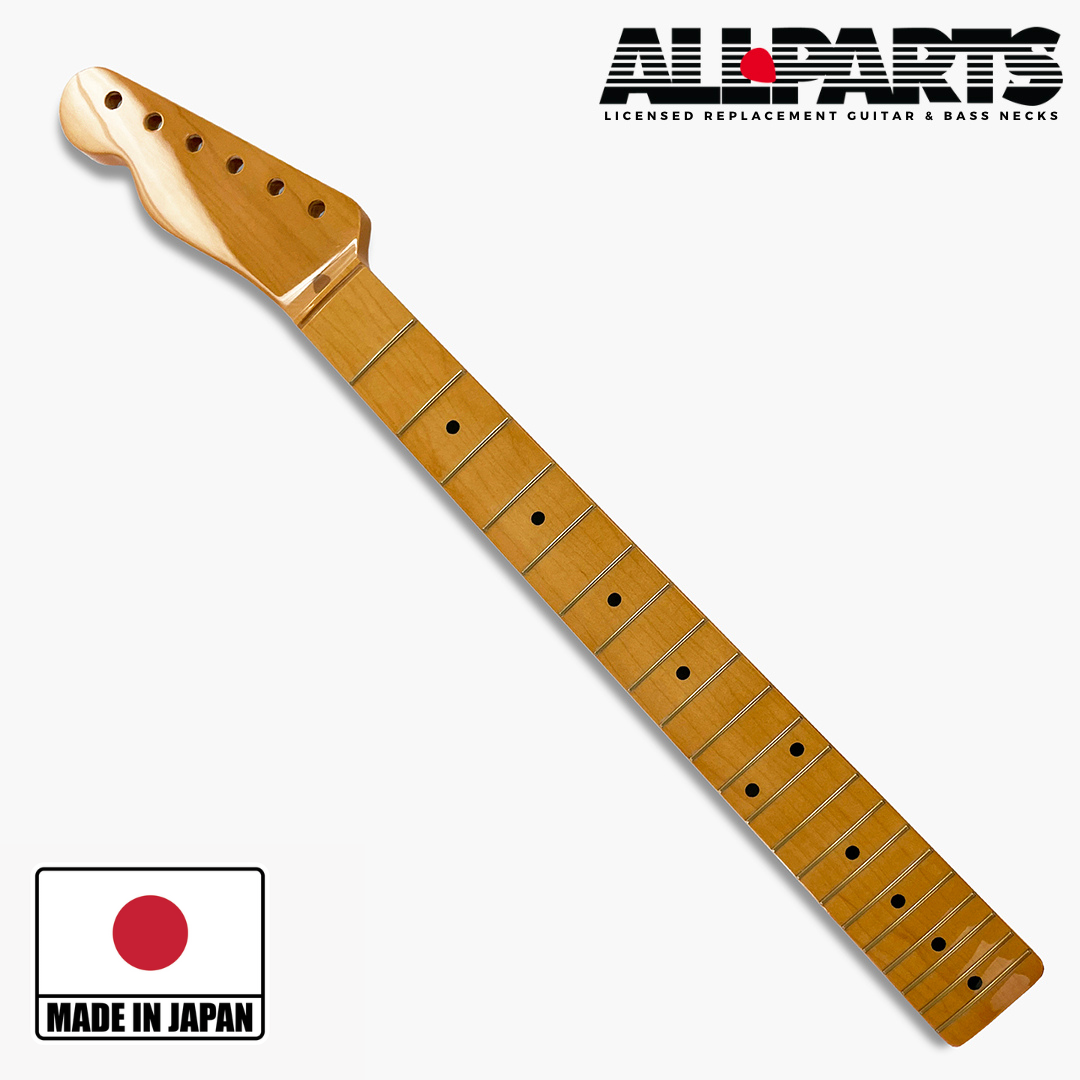 Tele Neck, Maple, 21 Frets, Vintage Tint