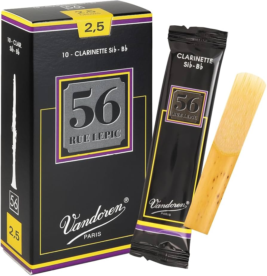 Vandoren Bb Clarinet 56 Rue Lepic Reeds (Box of 10)