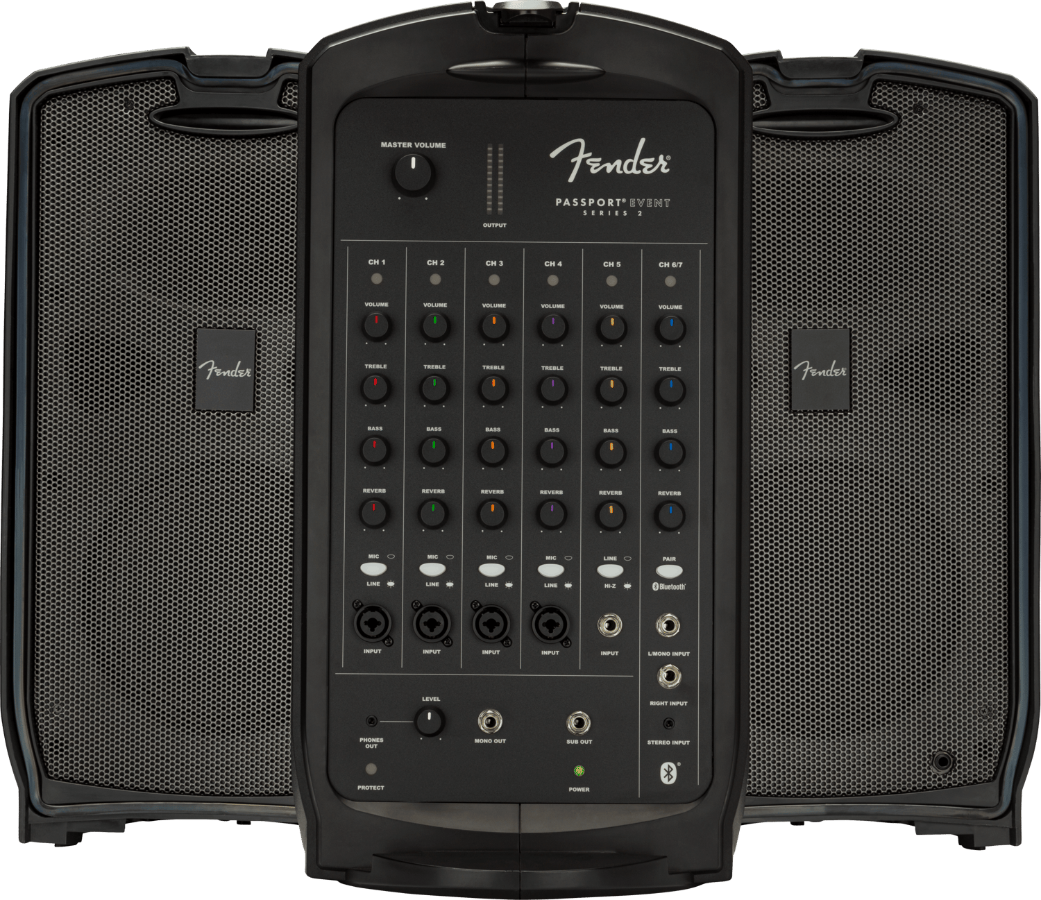 Fender Passport Event Series 2 375W 7-Channel Portable PA System