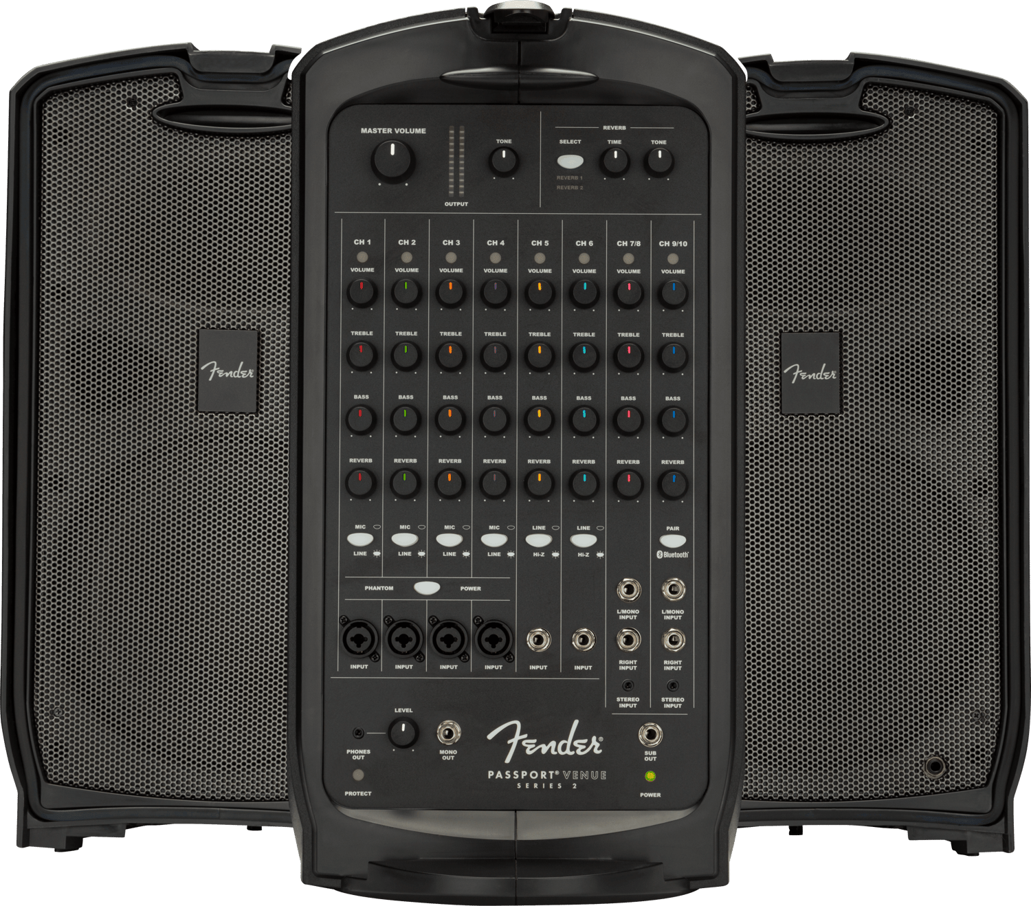 Fender Passport Venue Series 2 600W 10-Channel Portable PA System