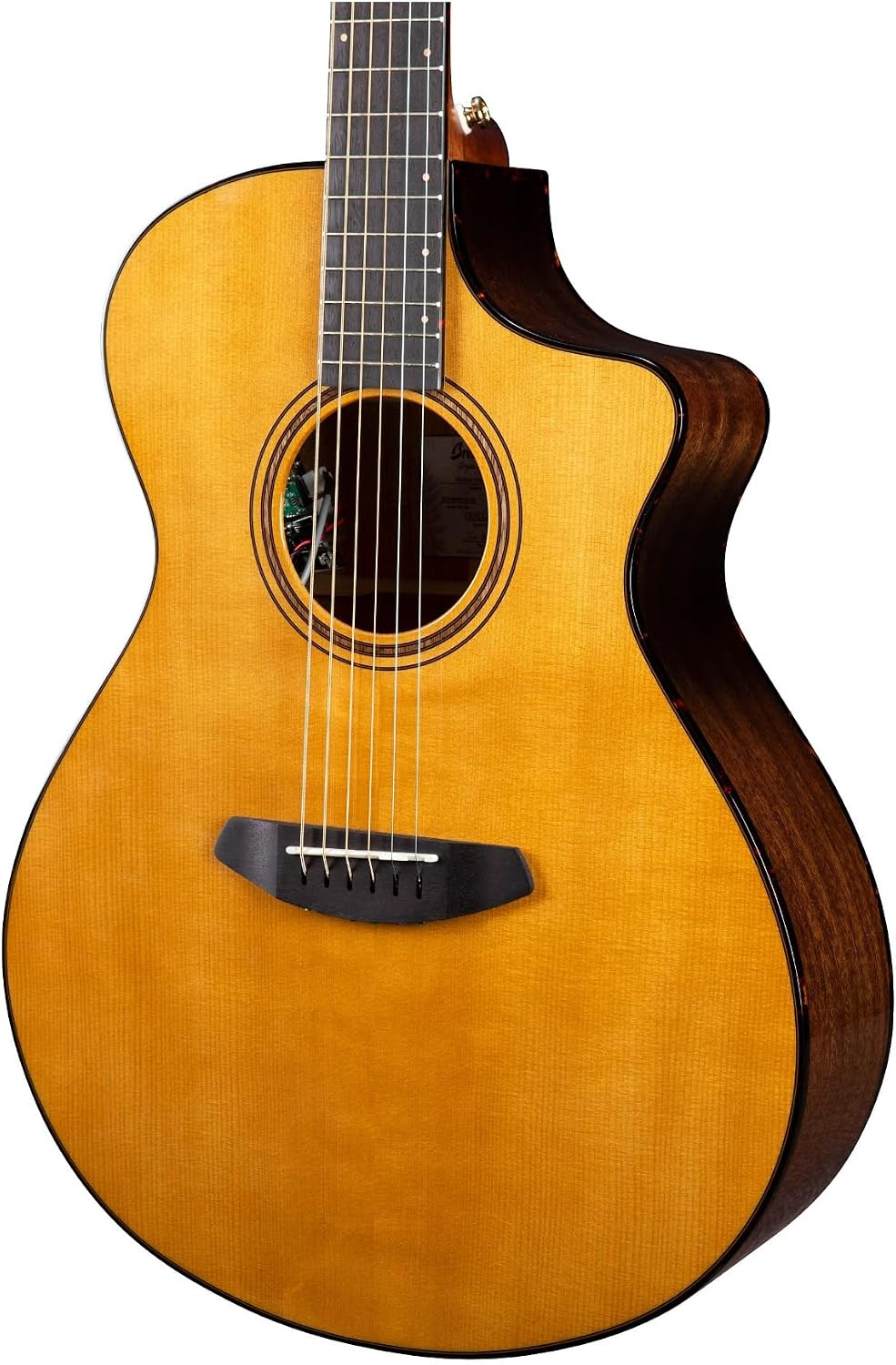 Breedlove Performer Pro Concert European-African Mahogany Acoustic-Electric Guitar, Aged Toner