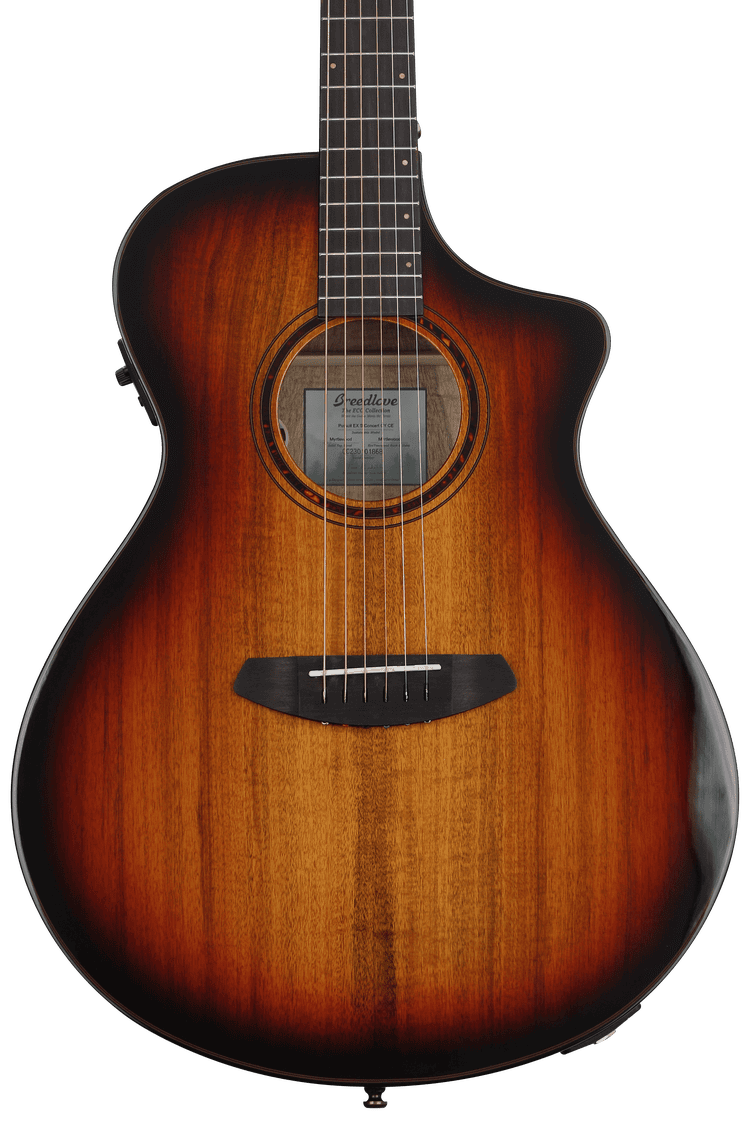 Breedlove Exotic S Concert Canyon Myrtlewood Acoustic-Electric Guitar