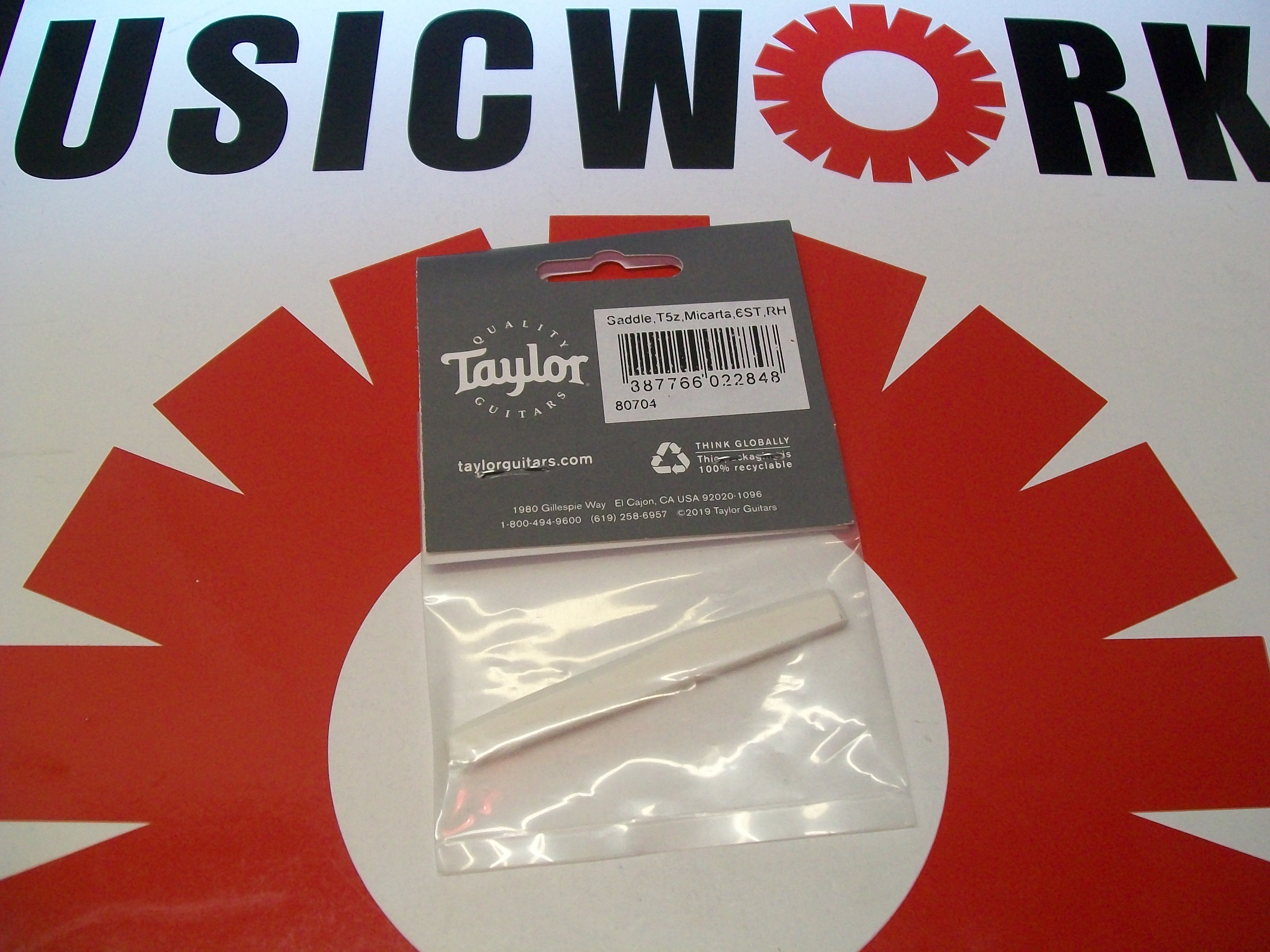 Taylor Micarta Saddle for T5z 6-String Right-Handed