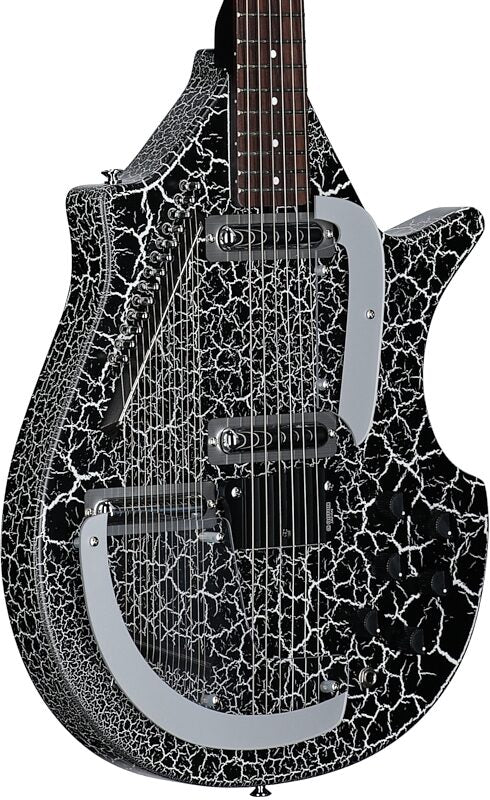 Danelectro Coral Sitar, Black Crackle