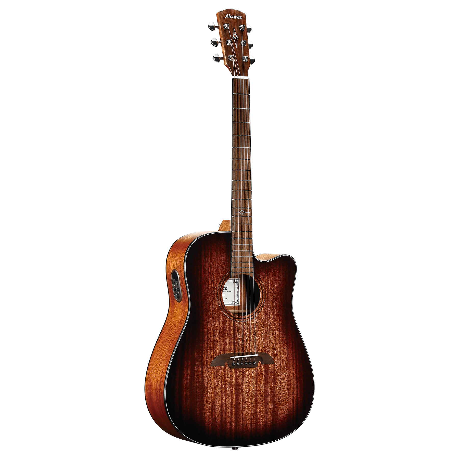 Alvarez AD66CE Artist Dreadnought Acoustic-Electric Guitar, w/ Cutaway, Shadowburst