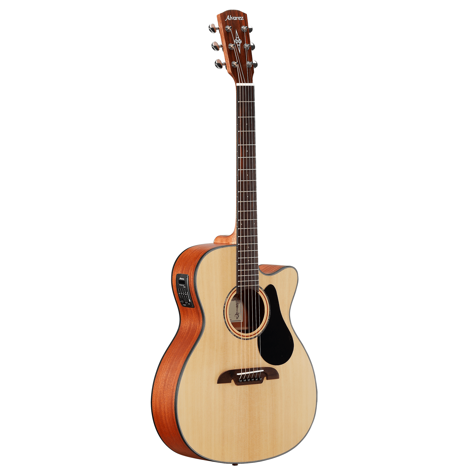 Alvarez AF30CE Artist OM/Folk Acoustic-Electric Guitar, w/ Cutaway