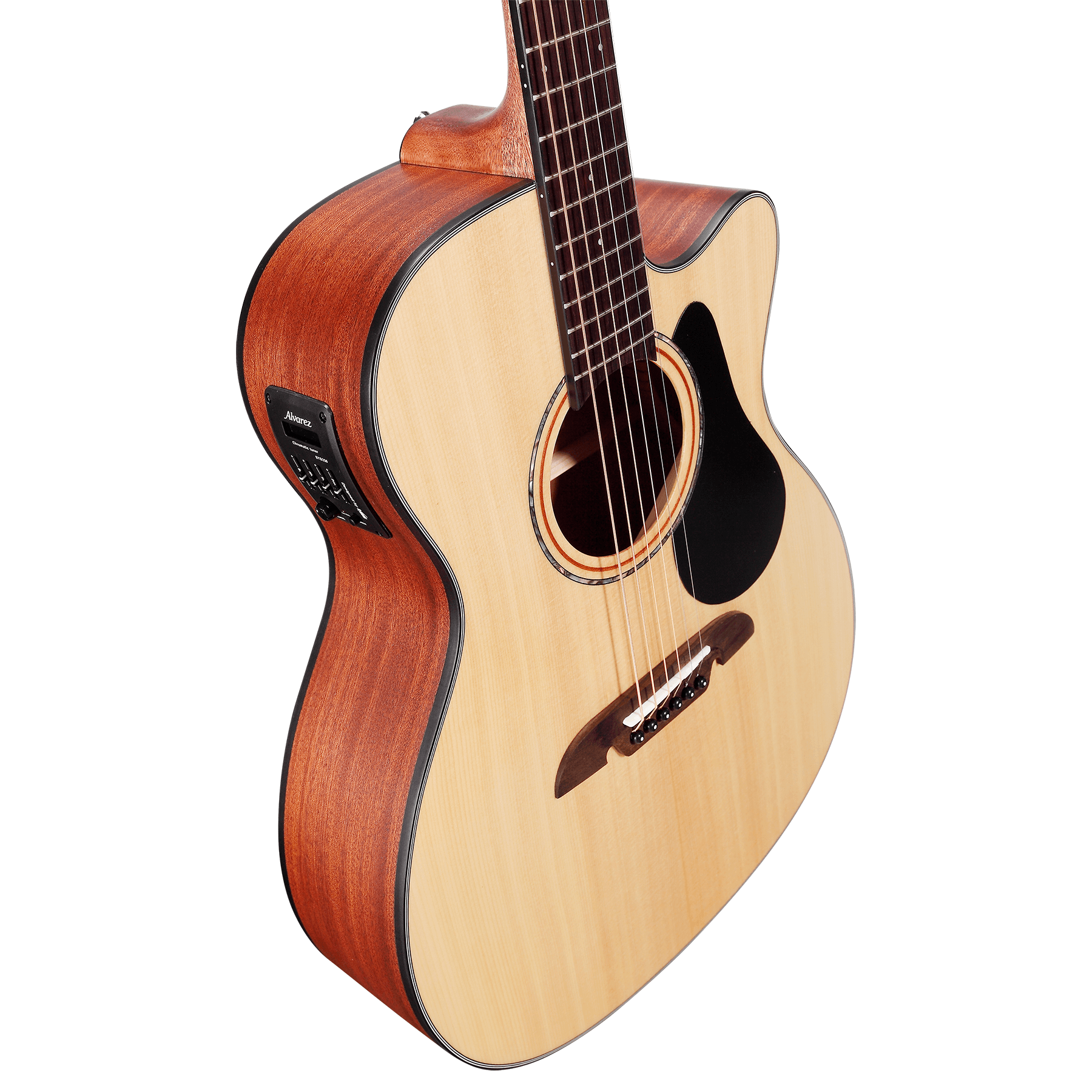 Alvarez AF30CE Artist OM/Folk Acoustic-Electric Guitar, w/ Cutaway