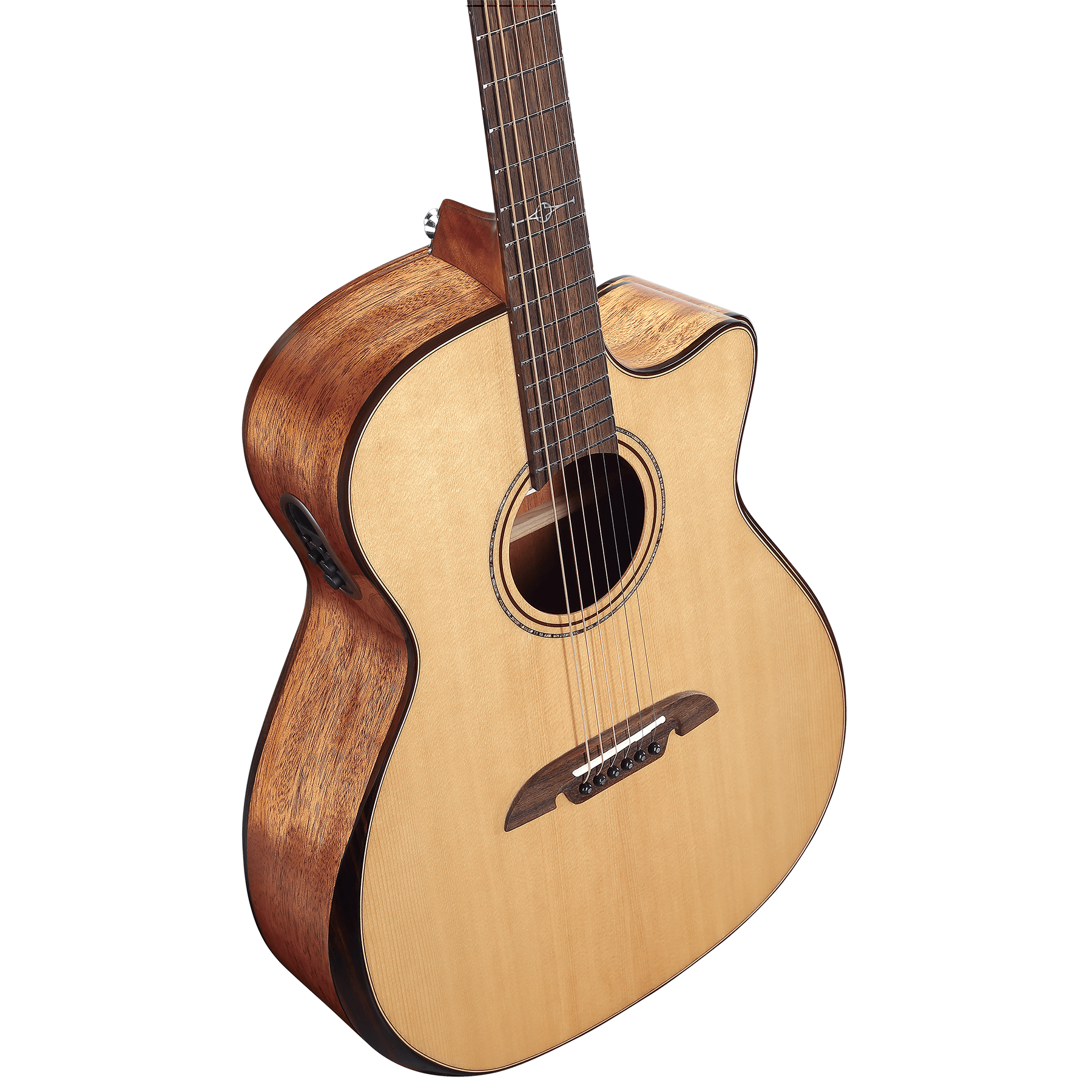 Alvarez AG60CE Artist Grand Auditorium Acoustic-Electric Guitar, w/ Cutaway & Armrest Bevel