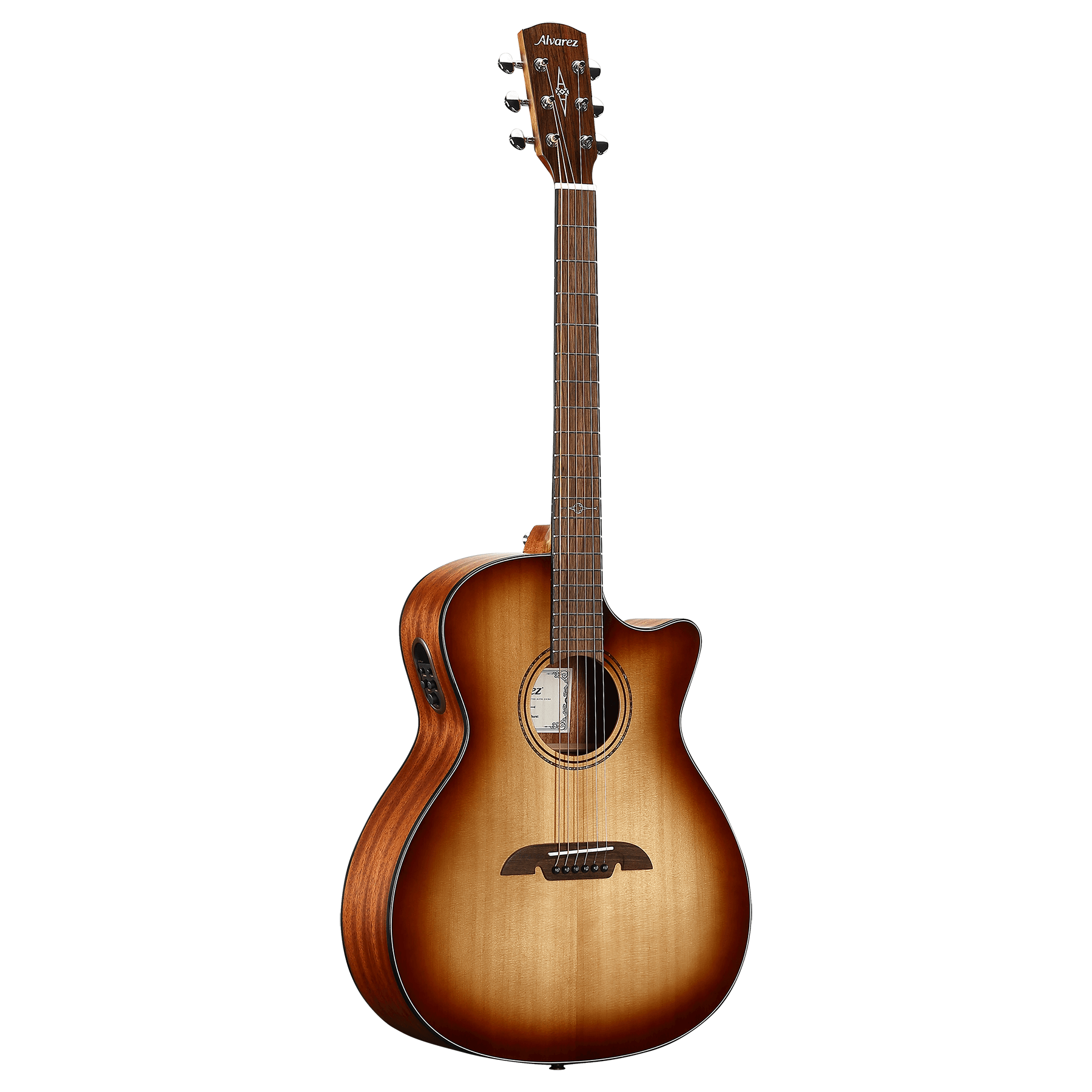 Alvarez AG60CE Artist Grand Auditorium Acoustic-Electric Guitar, w/ Cutaway, Shadowburst