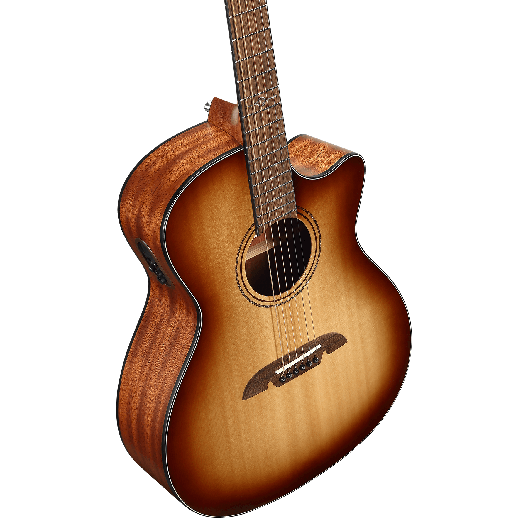 Alvarez AG60CE Artist Grand Auditorium Acoustic-Electric Guitar, w/ Cutaway, Shadowburst