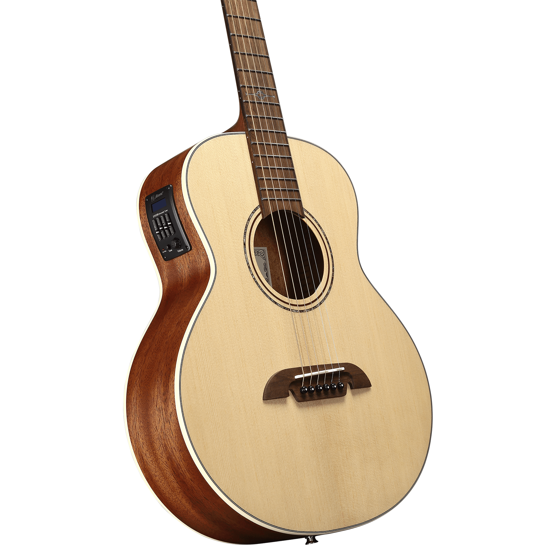 Alvarez ALJ2E Little Jumbo Travel Acoustic-Electric Guitar, w/ Cutaway & Gig Bag