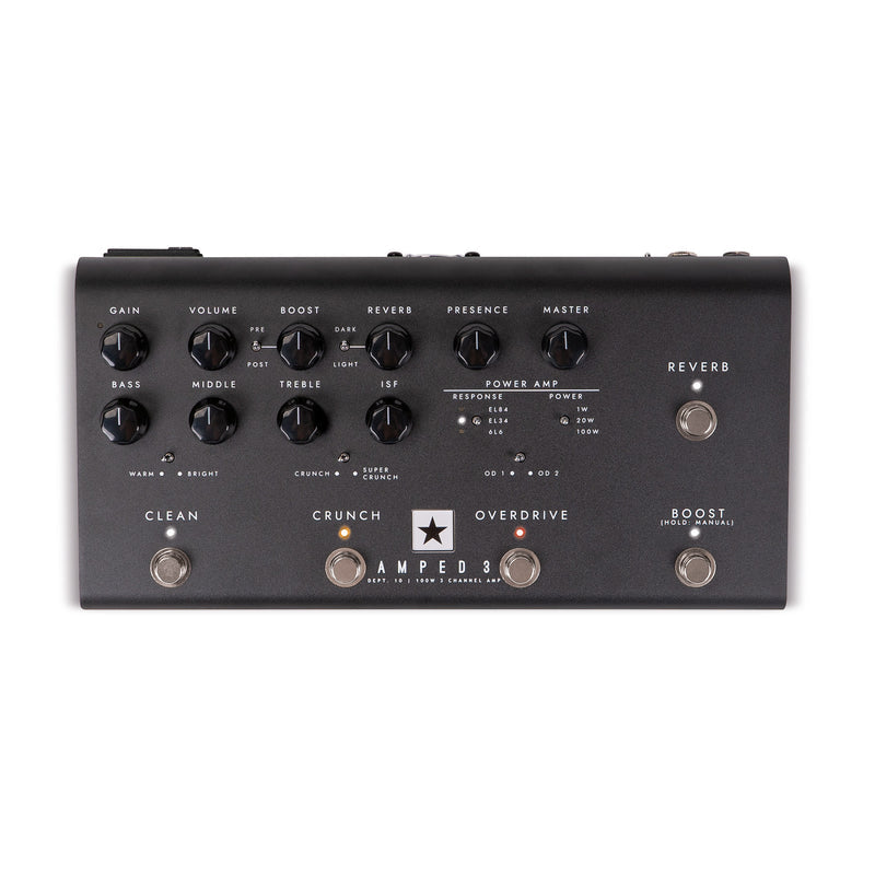 Blackstar Dept. 10 AMPED 3 100W 3-Channel Guitar Amp Pedal