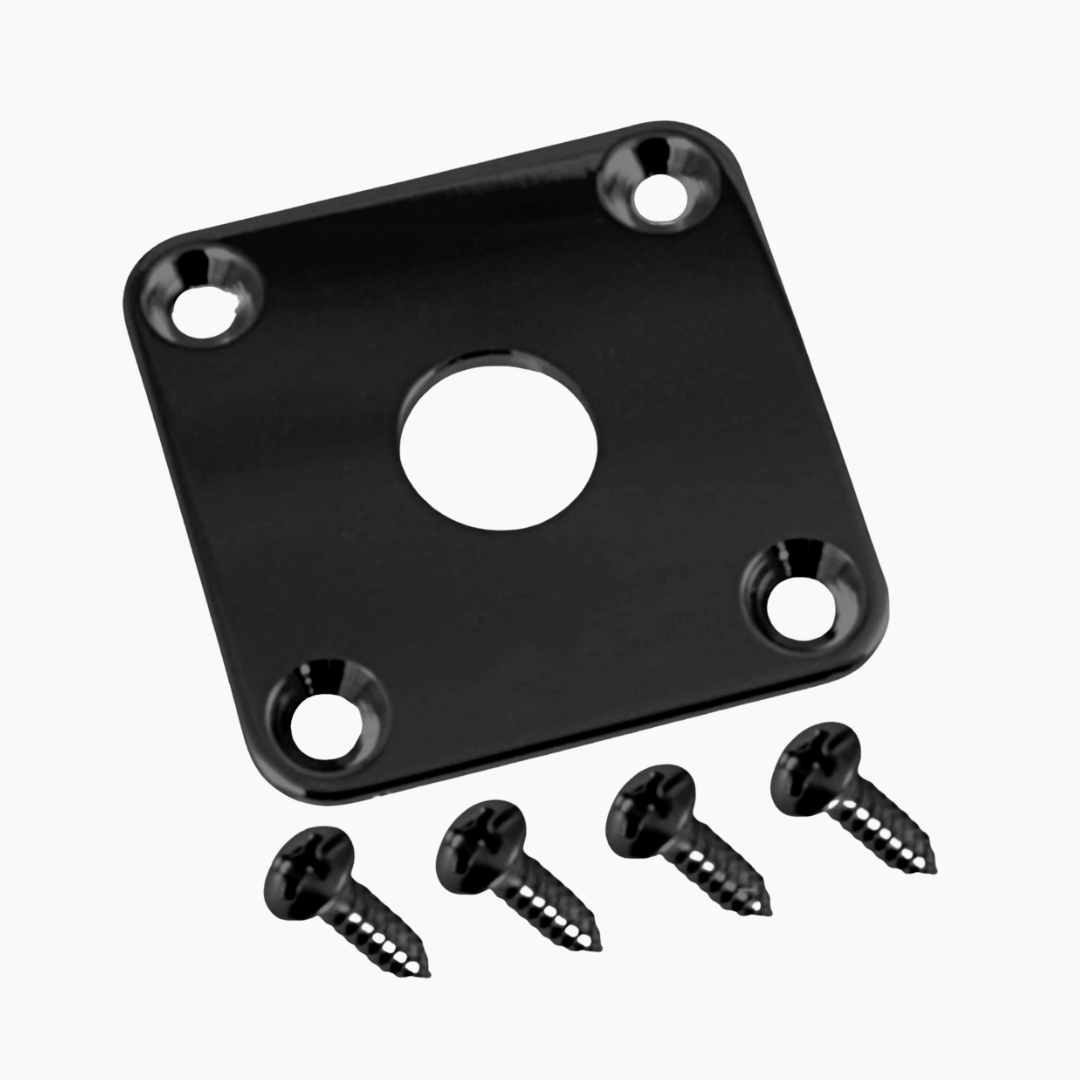 Gotoh Square Jackplate for Les Paul, Metal