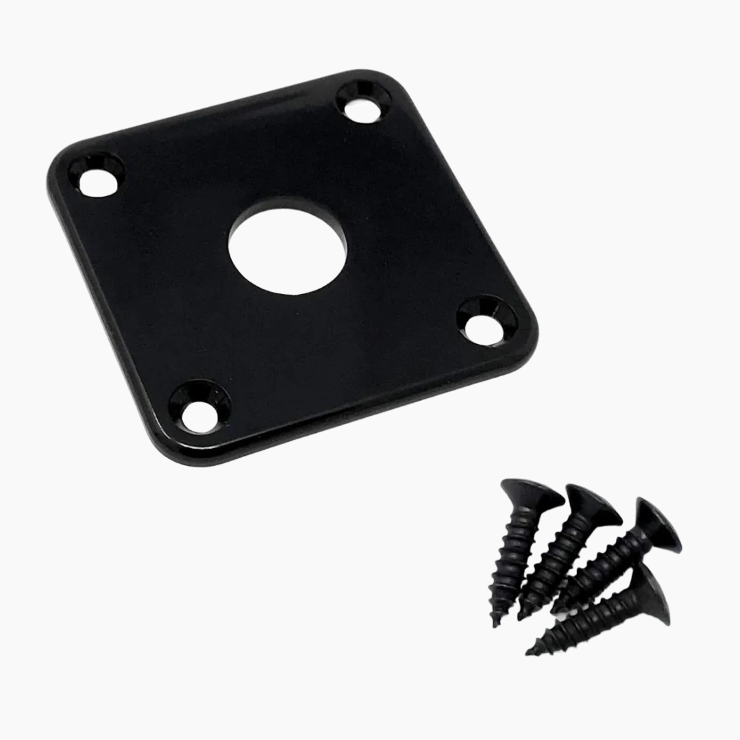 Square Jackplate for Les Paul, Plastic