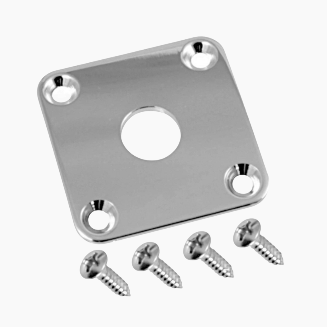 Gotoh Square Jackplate for Les Paul, Metal