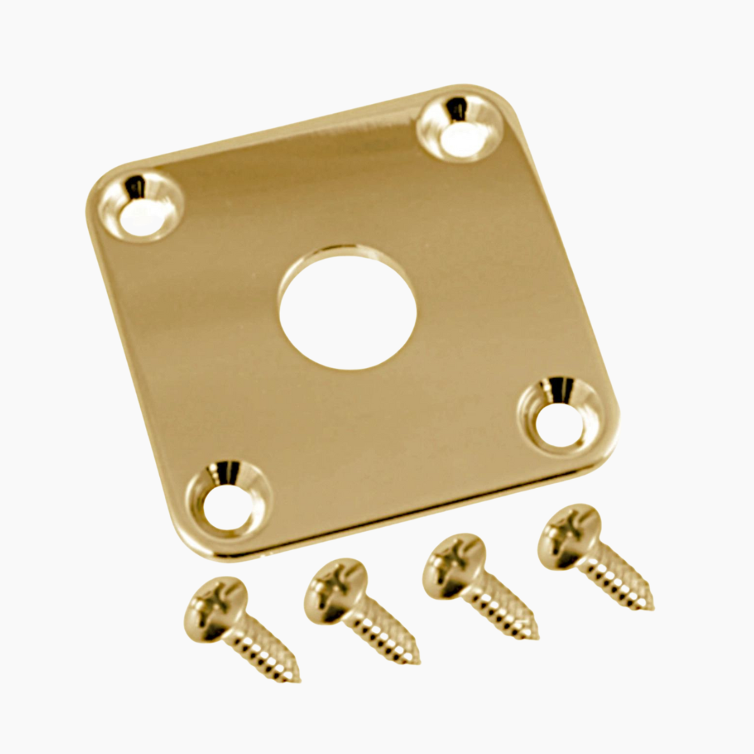 Gotoh Square Jackplate for Les Paul, Metal