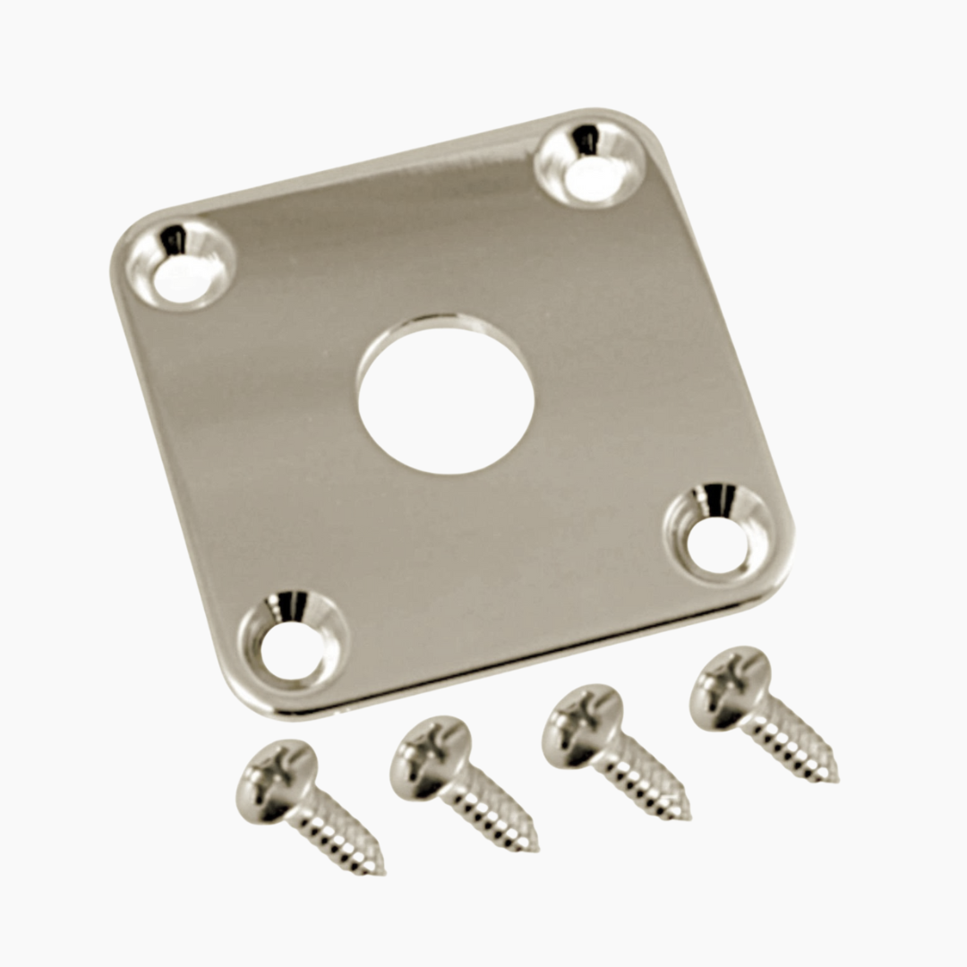 Gotoh Square Jackplate for Les Paul, Metal
