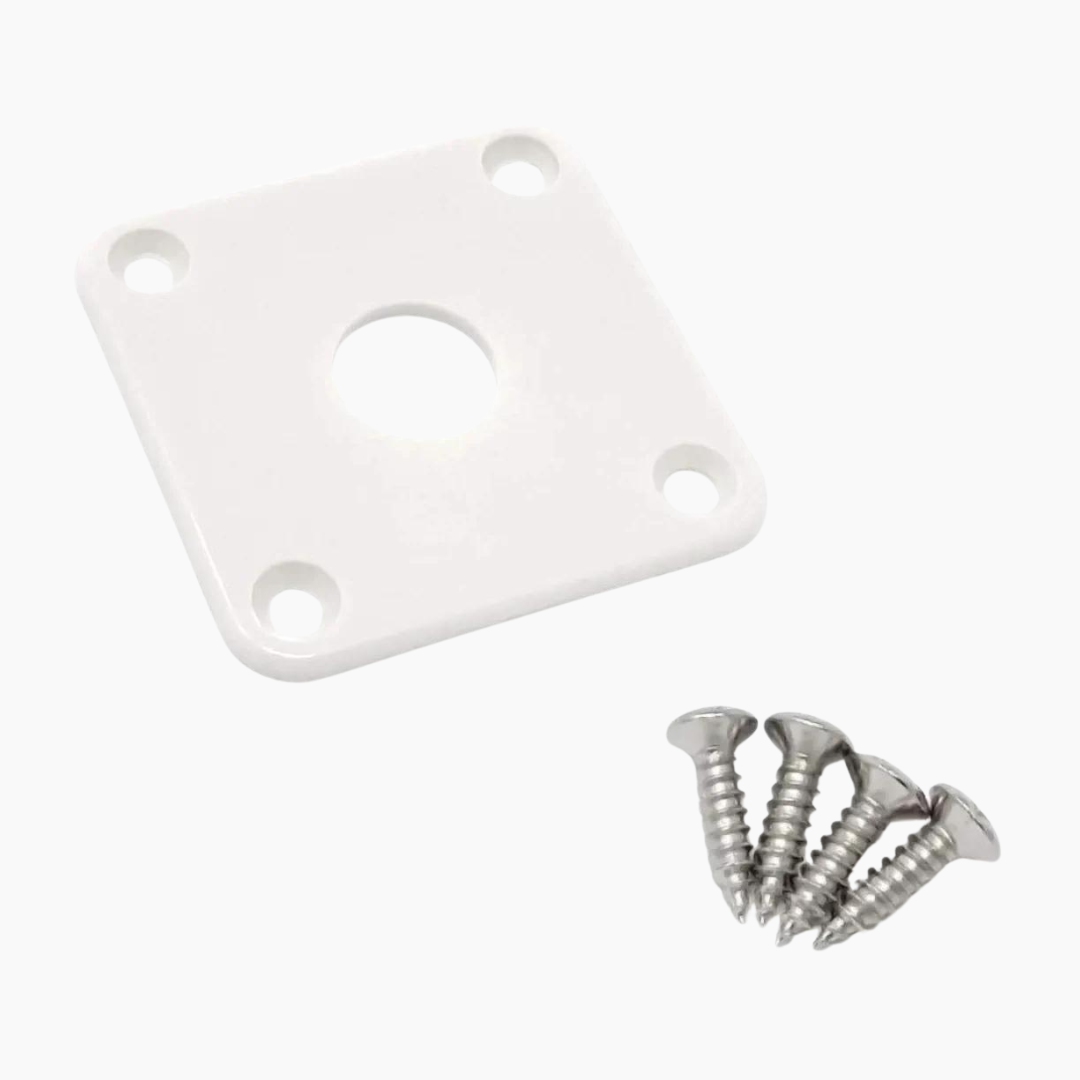 Square Jackplate for Les Paul, Plastic