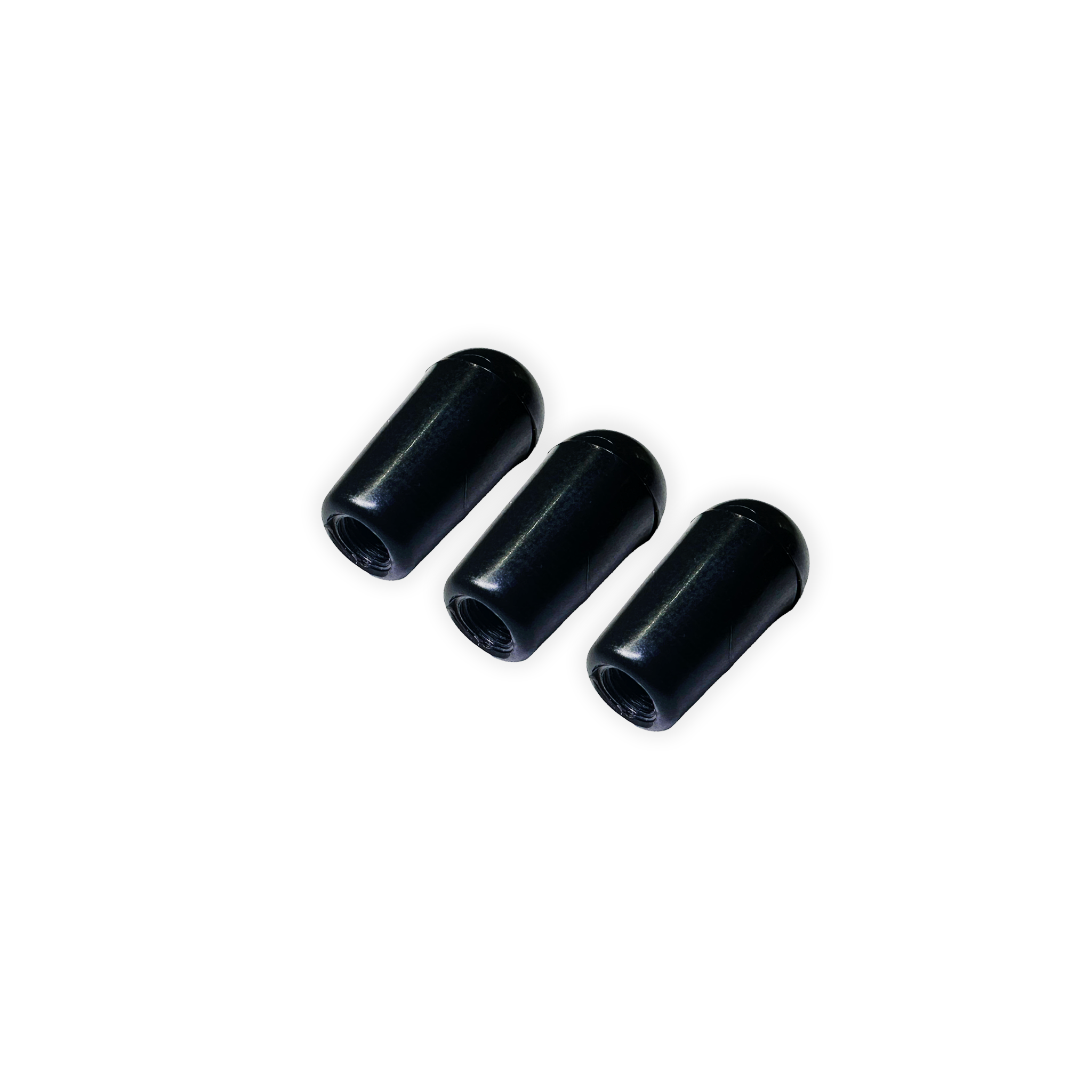 AxLabs 3-Way Toggle Switch Caps 3-Pack (3.5 mm, 4 mm, 8/32"), Black