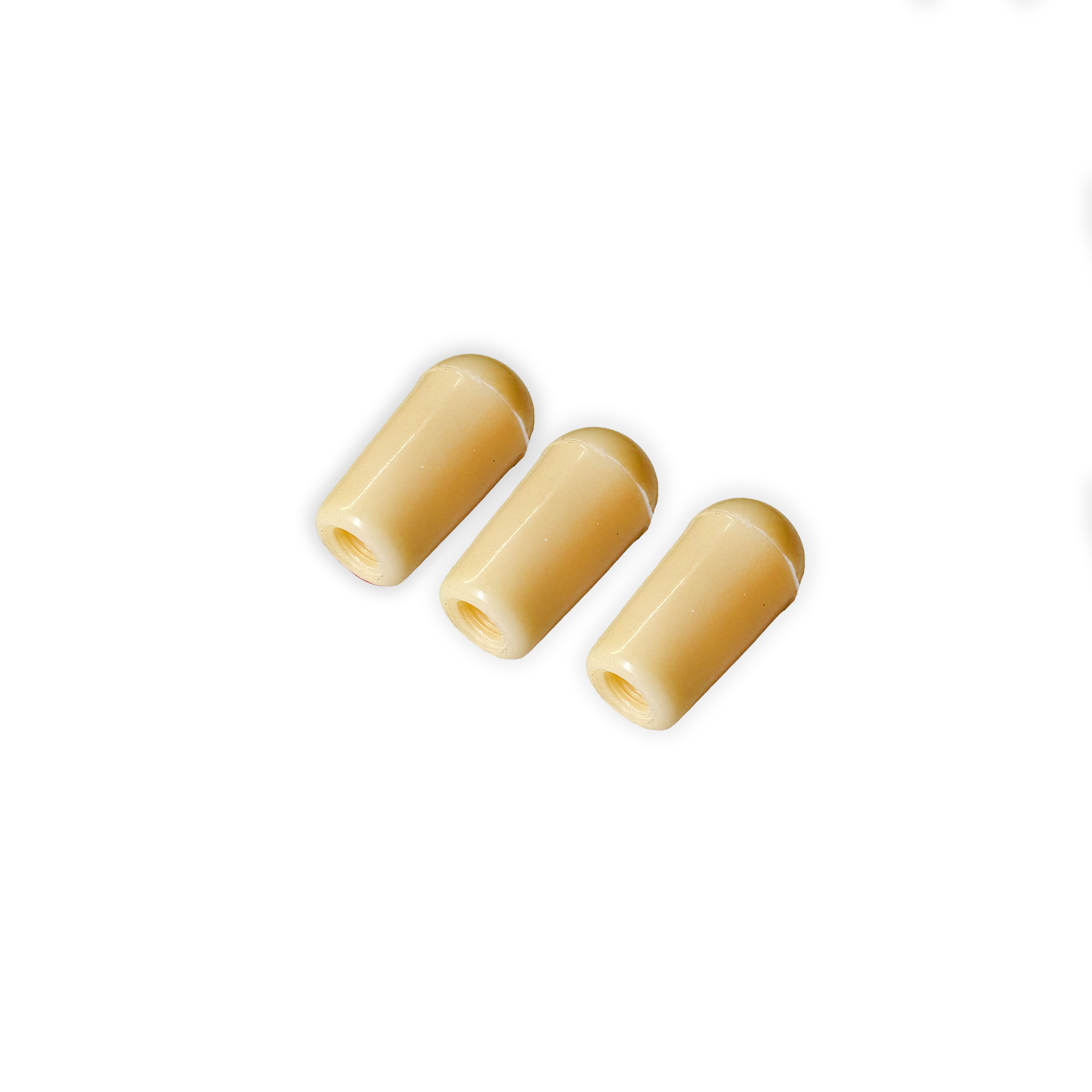 AxLabs 3-Way Toggle Switch Caps 3-Pack (3.5 mm, 4 mm, 8/32"), Cream