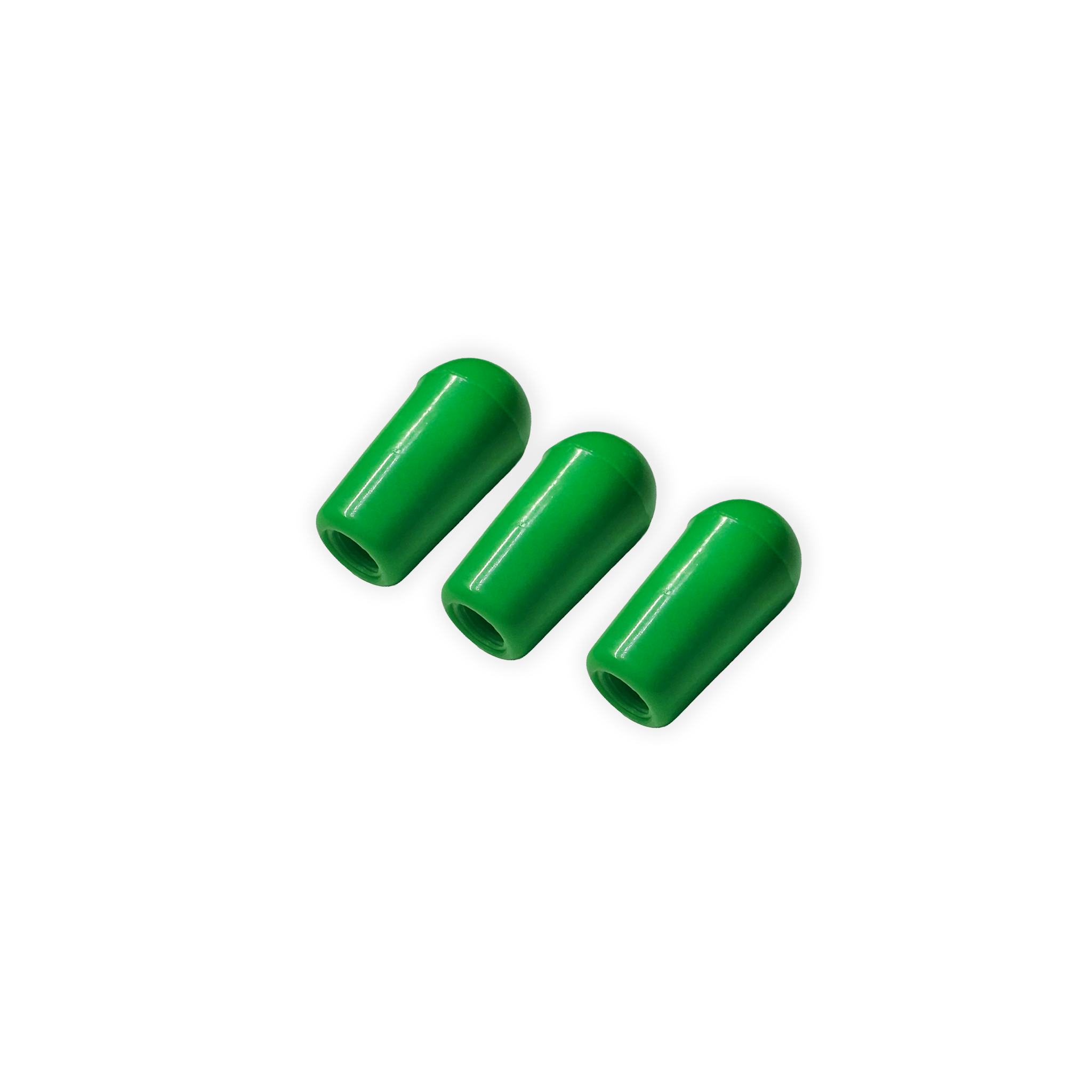 AxLabs 3-Way Toggle Switch Caps 3-Pack (3.5 mm, 4 mm, 8/32"), Green