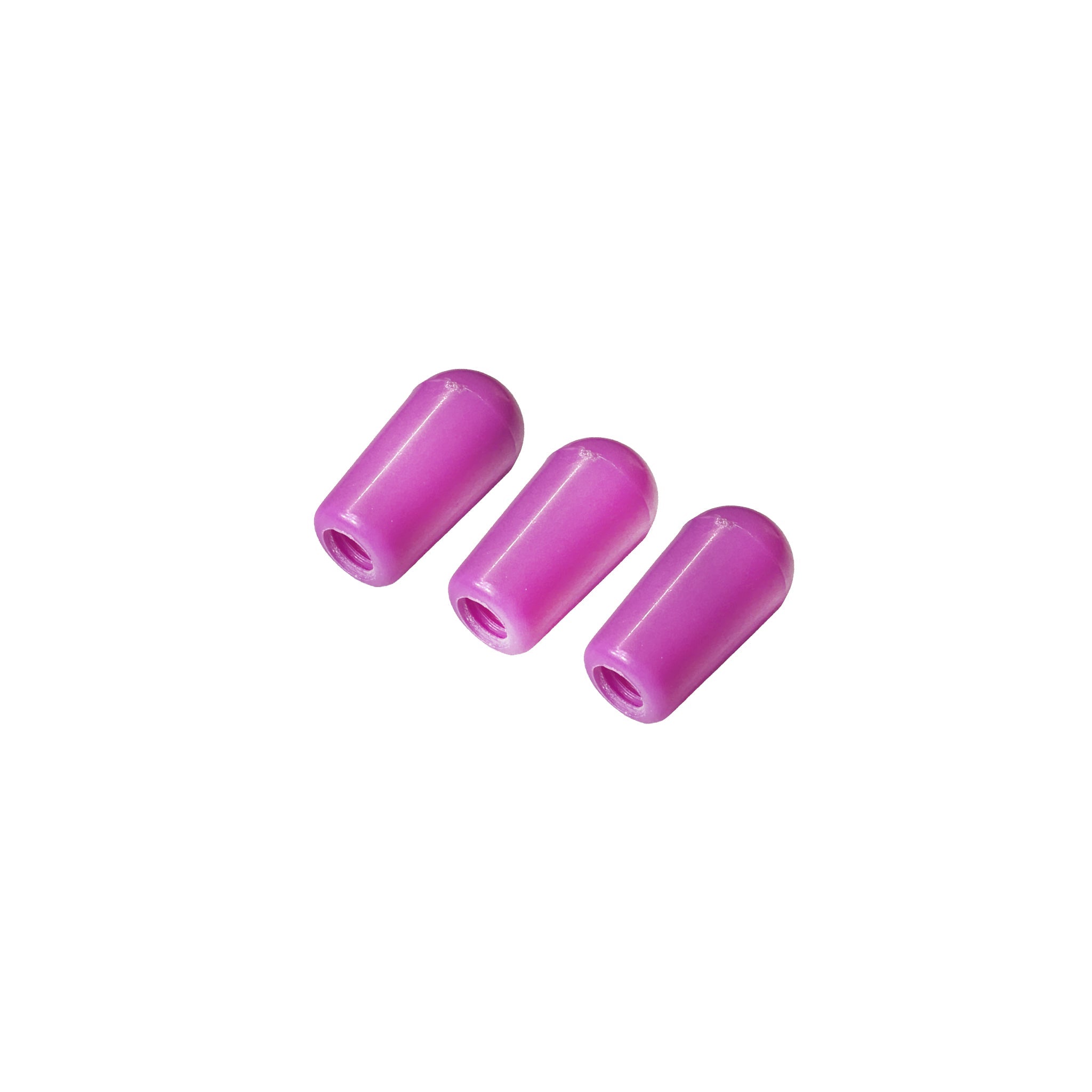AxLabs 3-Way Toggle Switch Caps 3-Pack (3.5 mm, 4 mm, 8/32"), Purple
