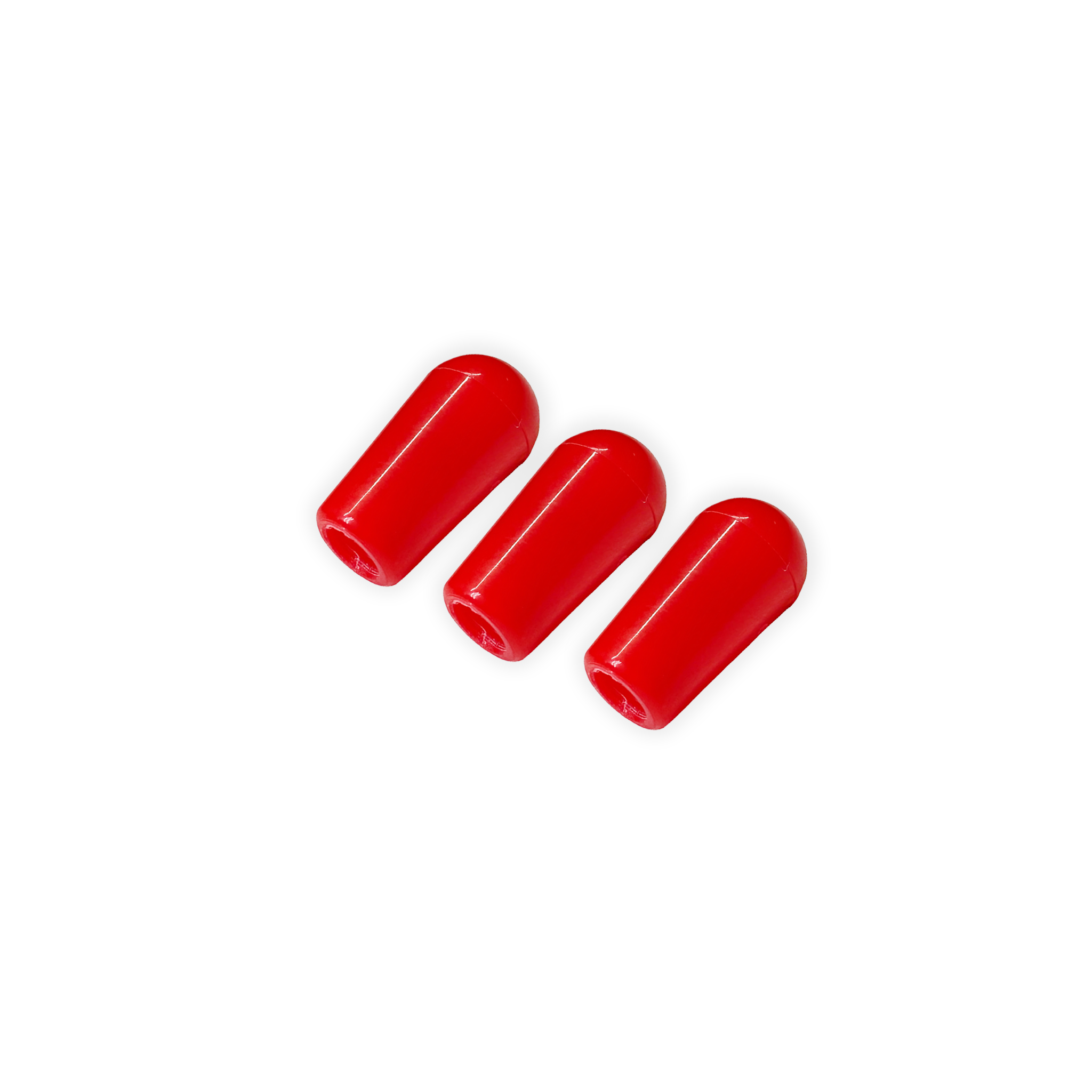 AxLabs 3-Way Toggle Switch Caps 3-Pack (3.5 mm, 4 mm, 8/32"), Red