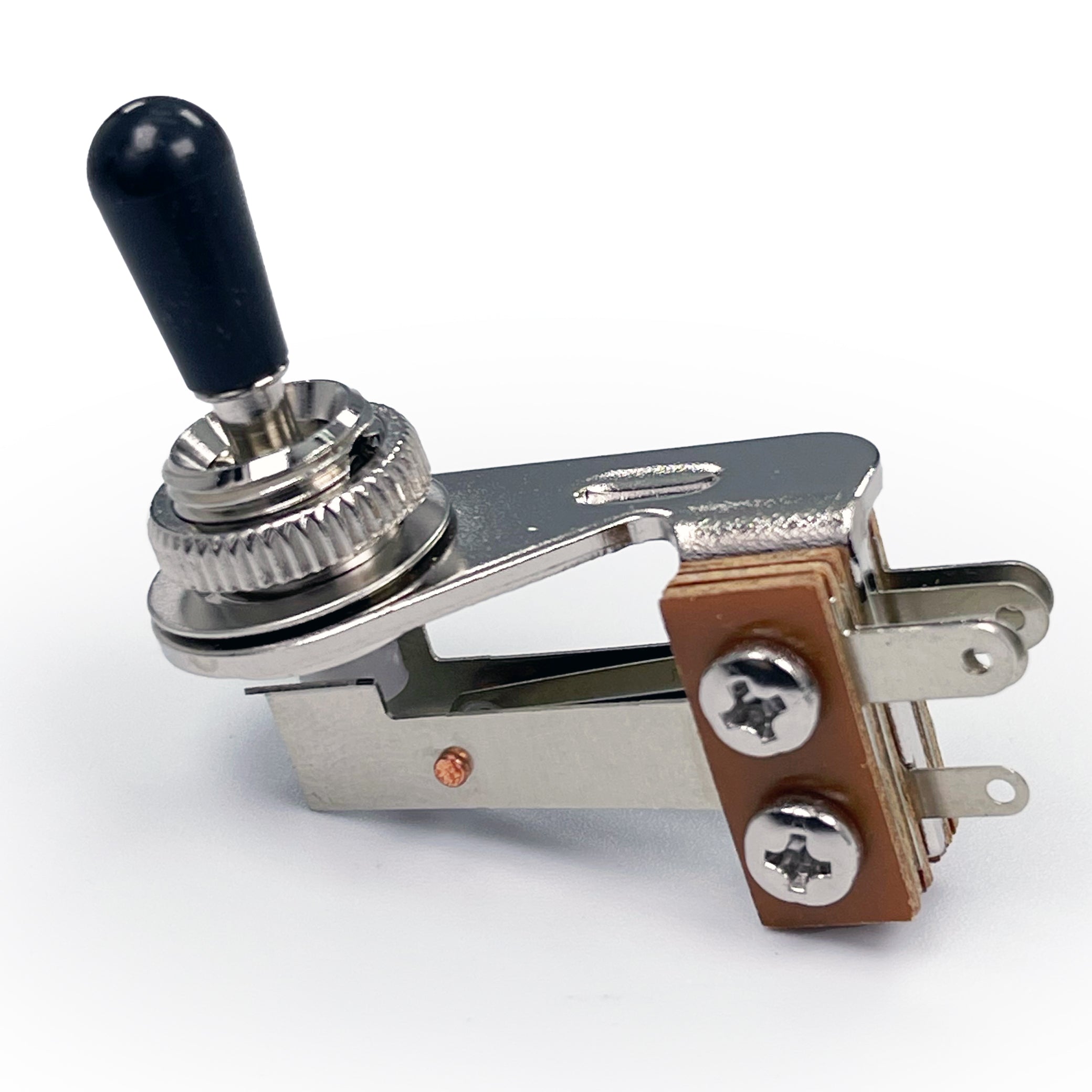 AxLabs 3-Way Right Angle 2-Pole, 4-Lug Toggle Switch, Nickel