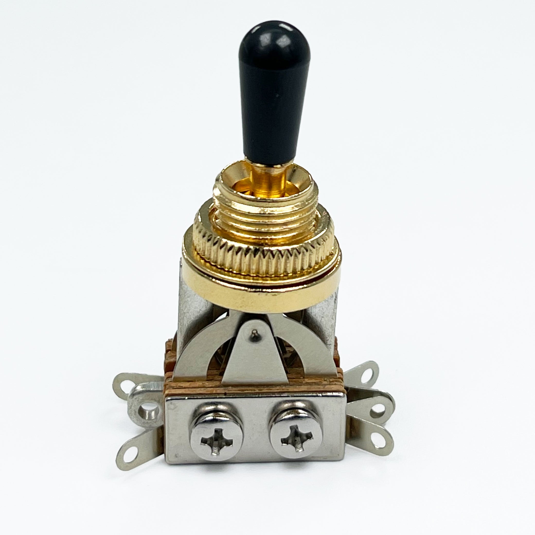 AxLabs 3-Way 2-Pole, 6-Lug Toggle Switch, Gold