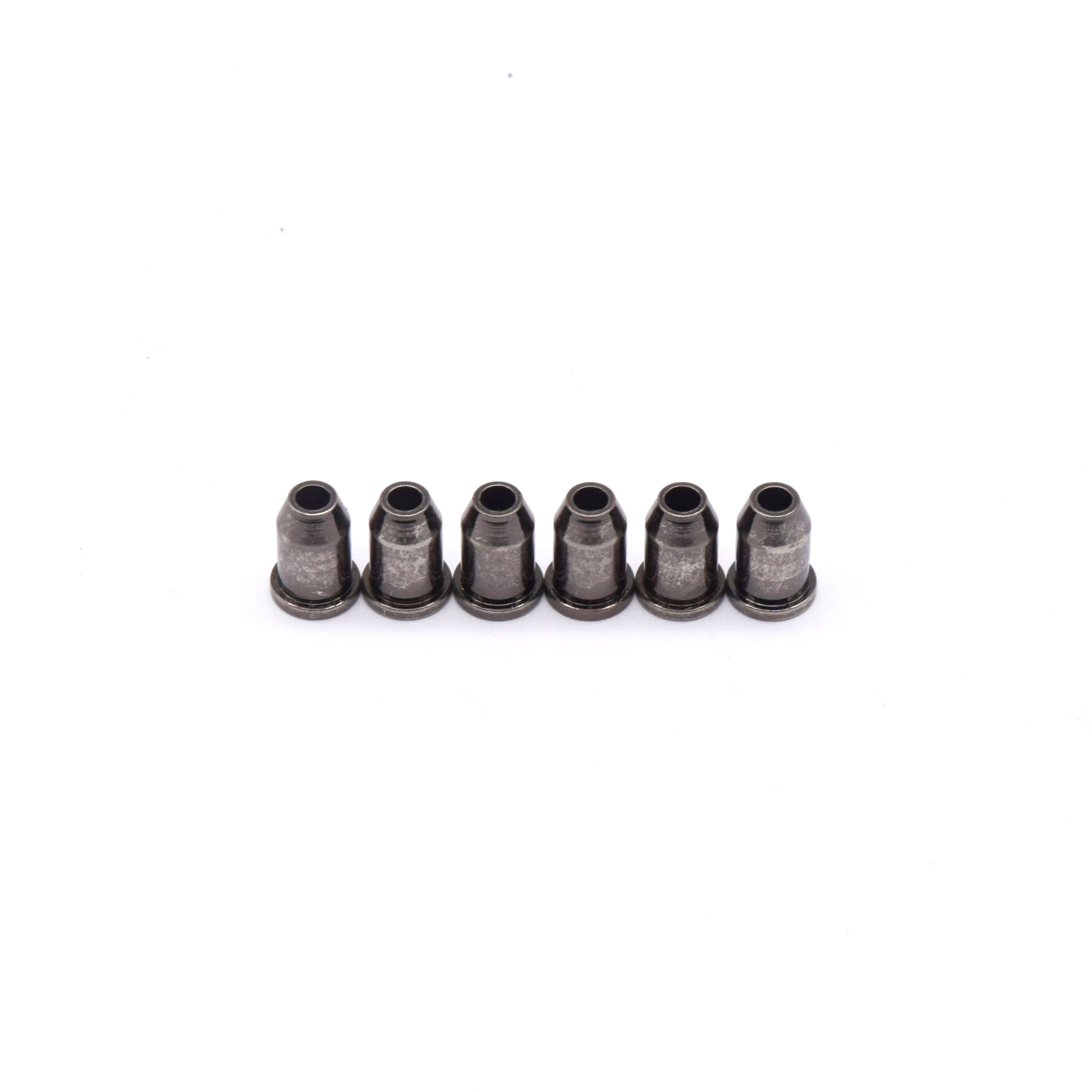 KD By AxLabs String-Through Bullet Ferrules (6), Antique Silver