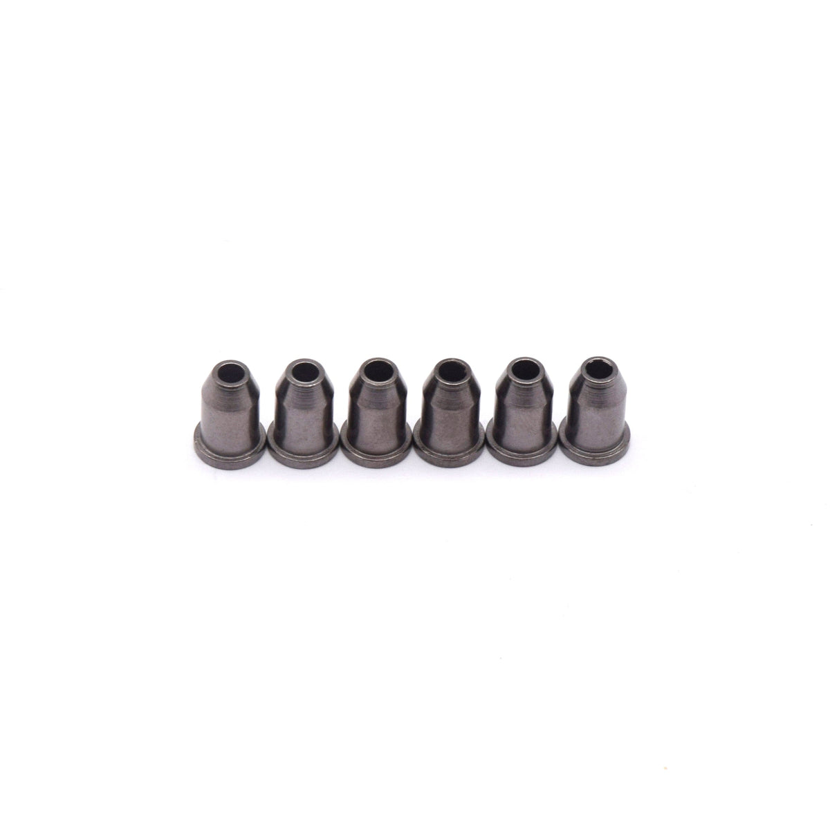 KD By AxLabs String-Through Bullet Ferrules (6), Black Nickel