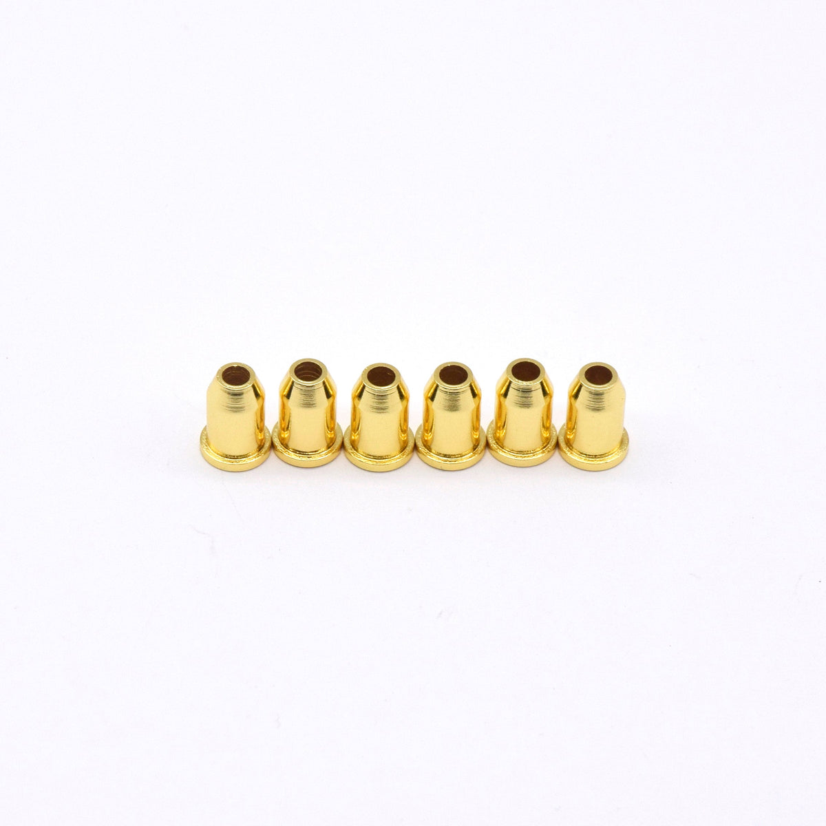 KD By AxLabs String-Through Bullet Ferrules (6), Gold