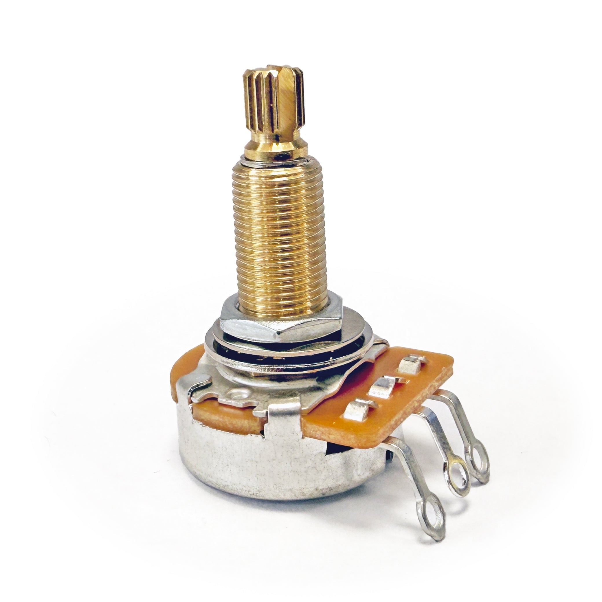 AxLabs 500K Audio Taper Pot, Long Split 3/8" Shaft