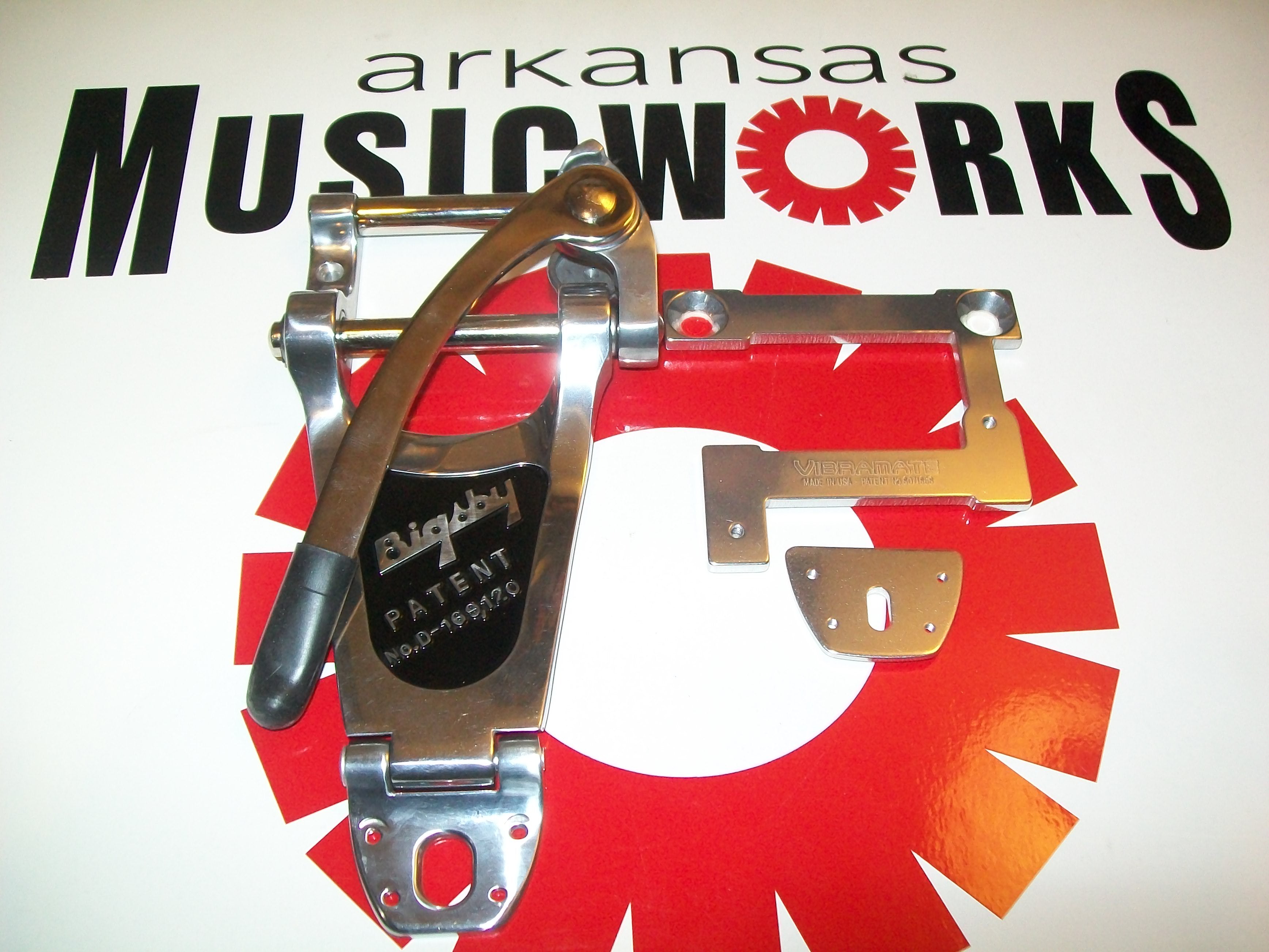 Bigsby B7 Vibrato Tailpiece With Vibramate V7 Mount Kit for 335 Arch Top