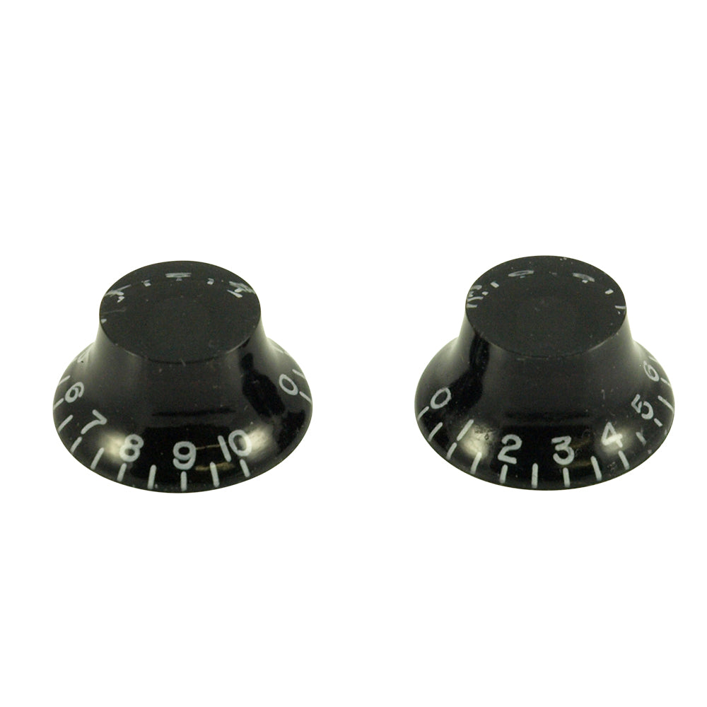 2 BELL KNOBS - BLACK