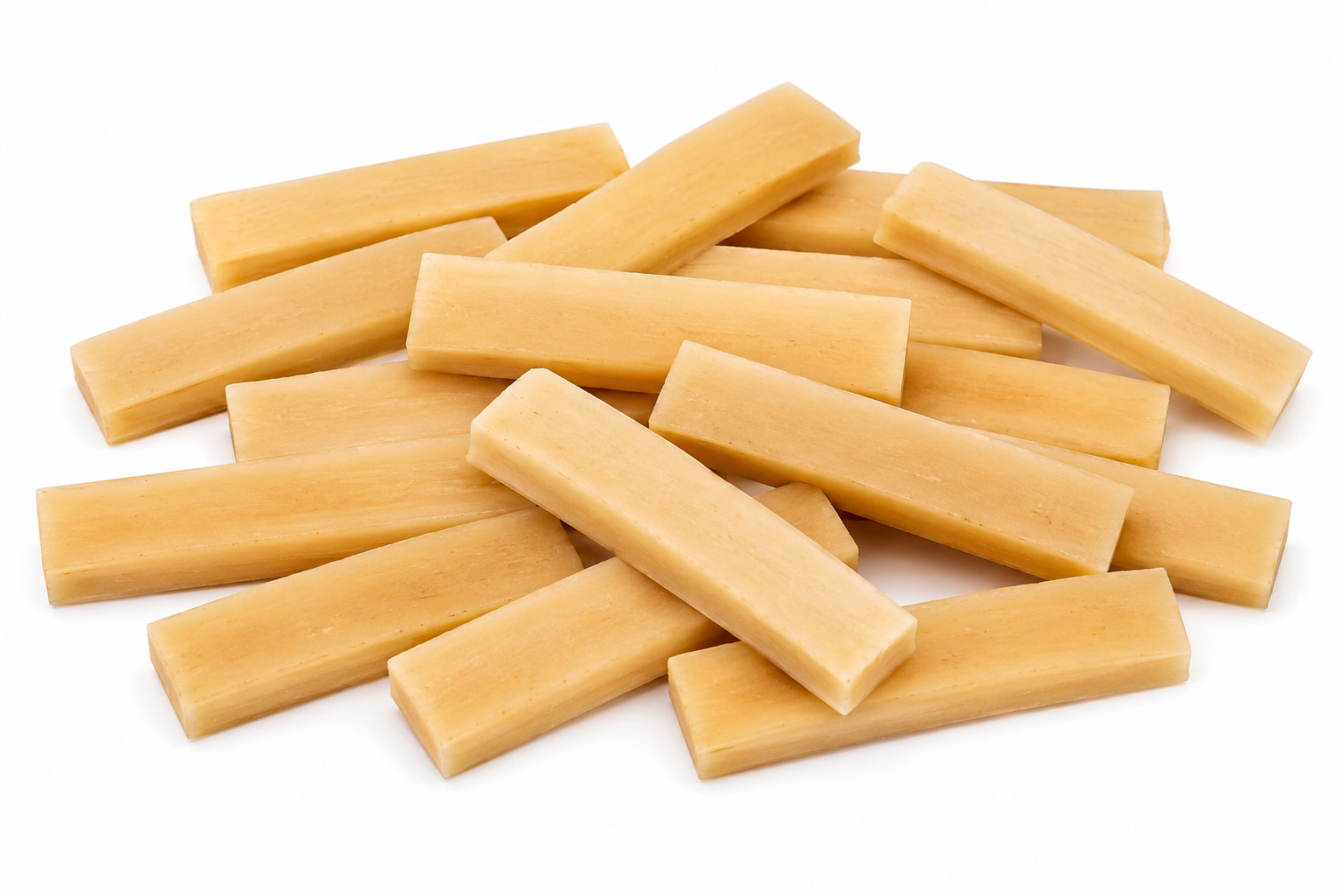 Unbleached Vintage Bone Nut, Slant Cut