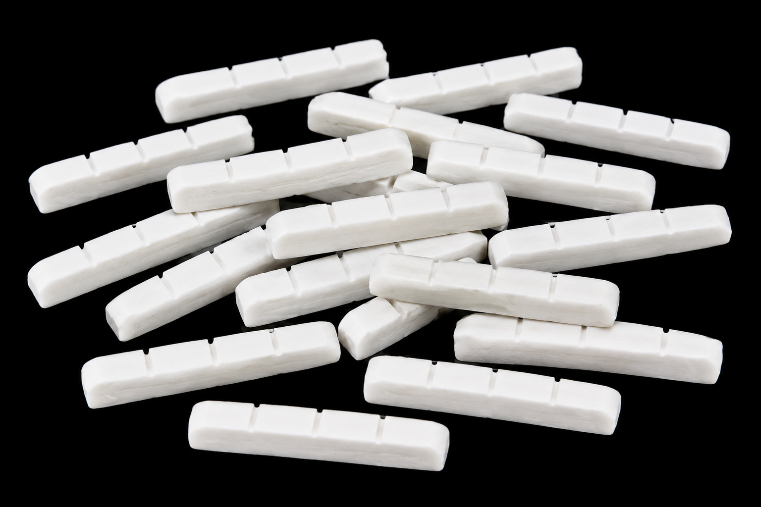 Slotted Bone Nut for Precision Bass
