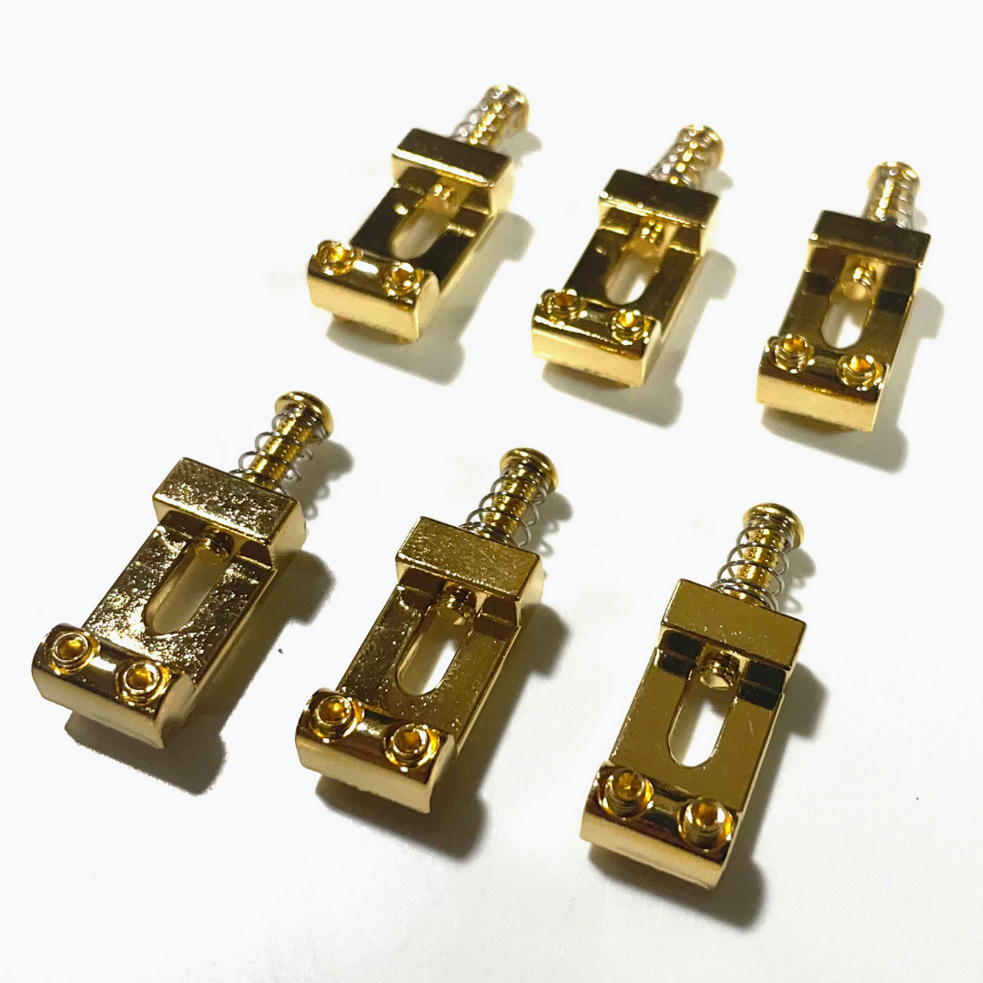 Gotoh Bridge Saddles for Fender Strat (6), Chrome
