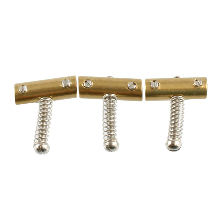 Joe Barden Compensated Tele Saddles, Brass
