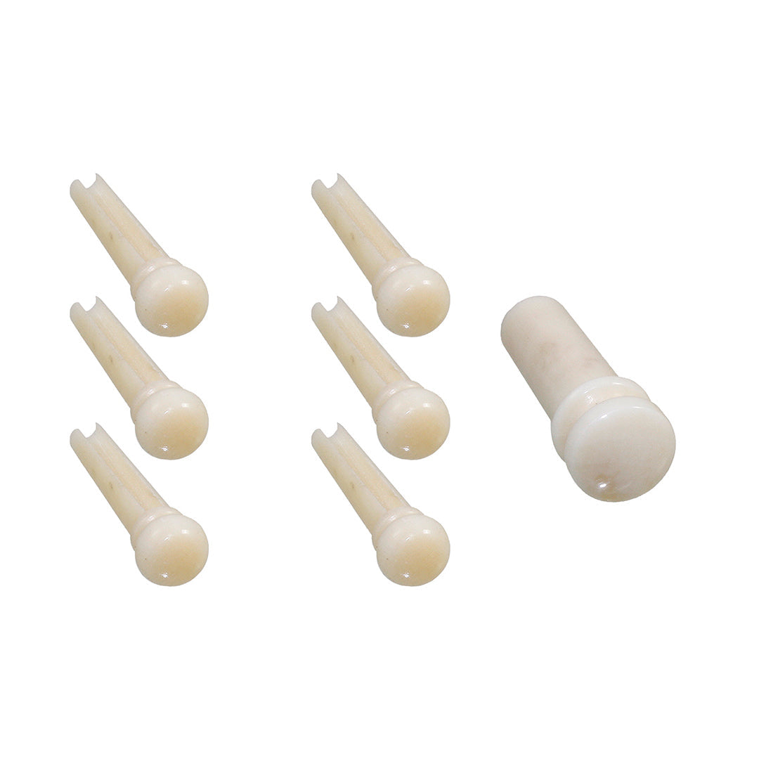 Bridge Pins (6), Camel Bone