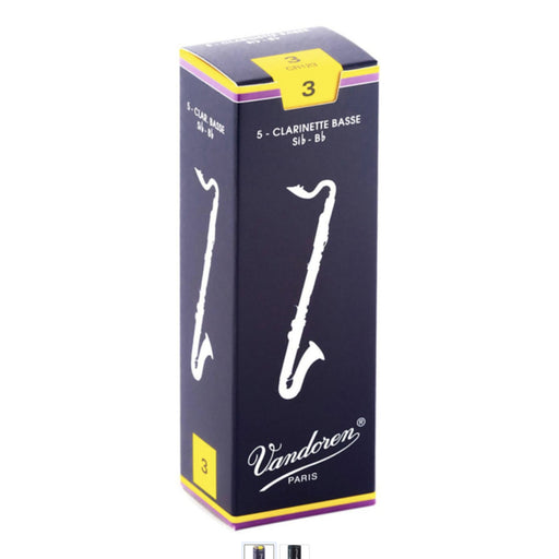 Vandoren Bass Clarinet Traditional Reeds (Box of 5)