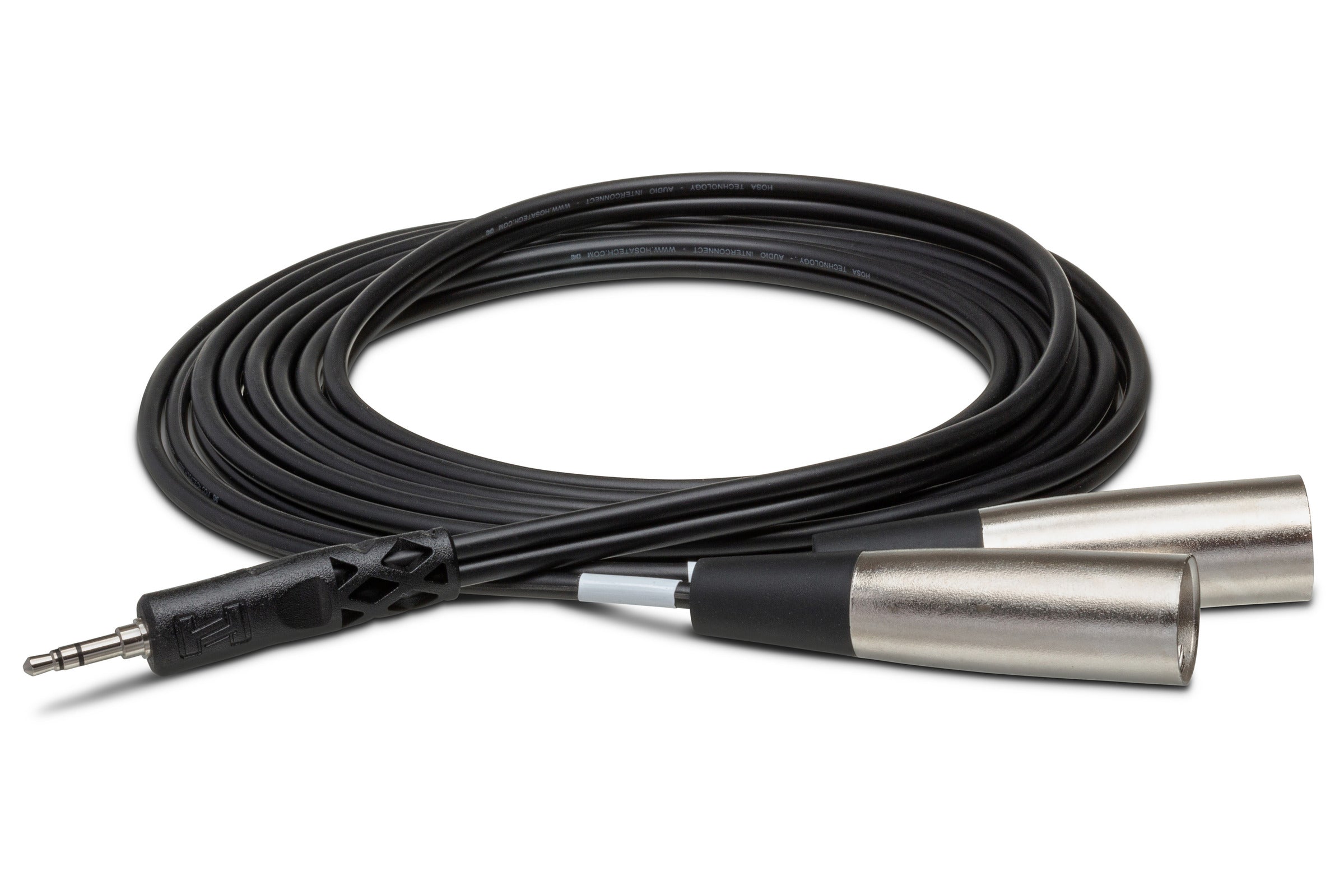 Hosa 3.5mm TRS to Dual XLR-M Stereo Breakout Cable, 3m