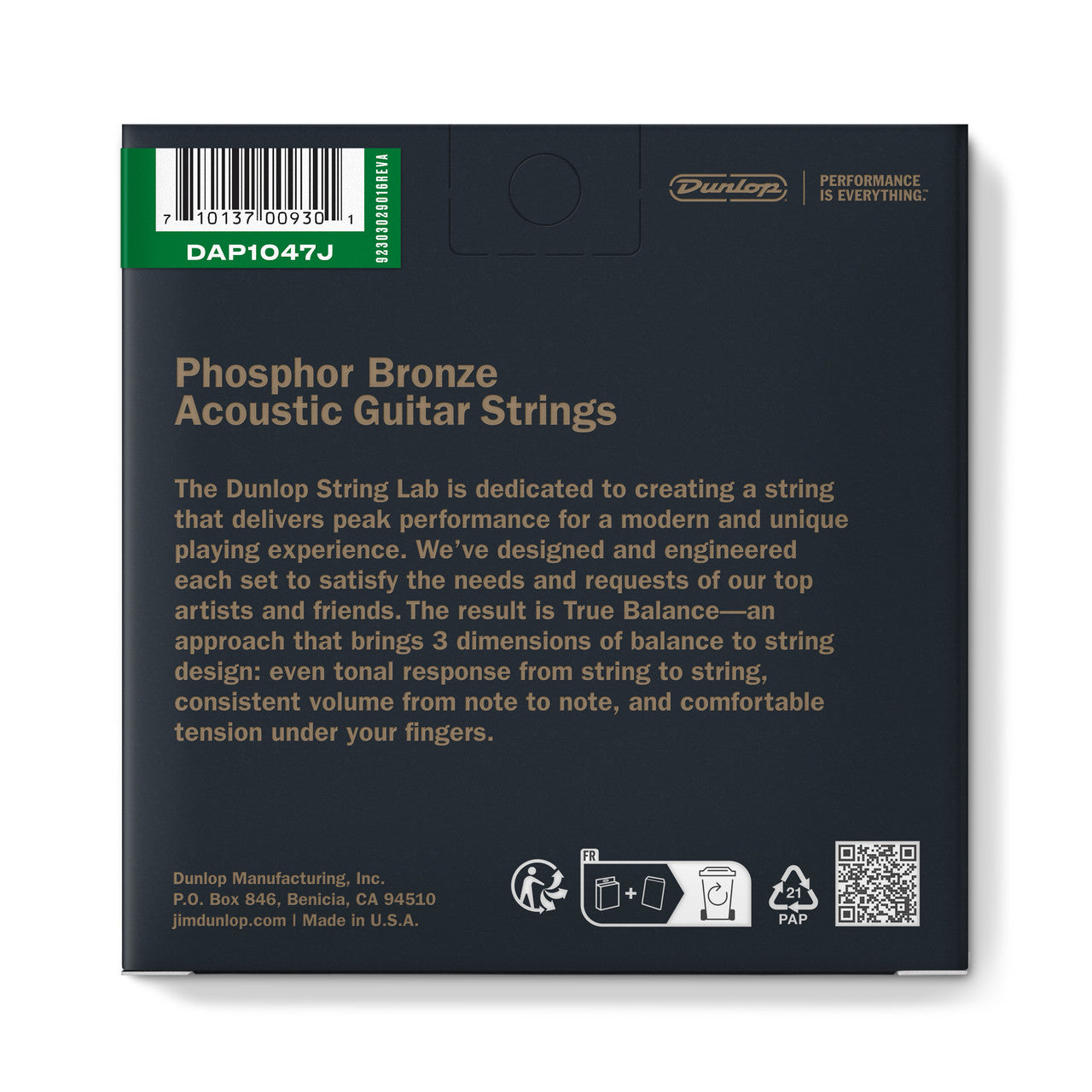 Dunlop Phosphor Bronze 12-String Acoustic Guitar Strings