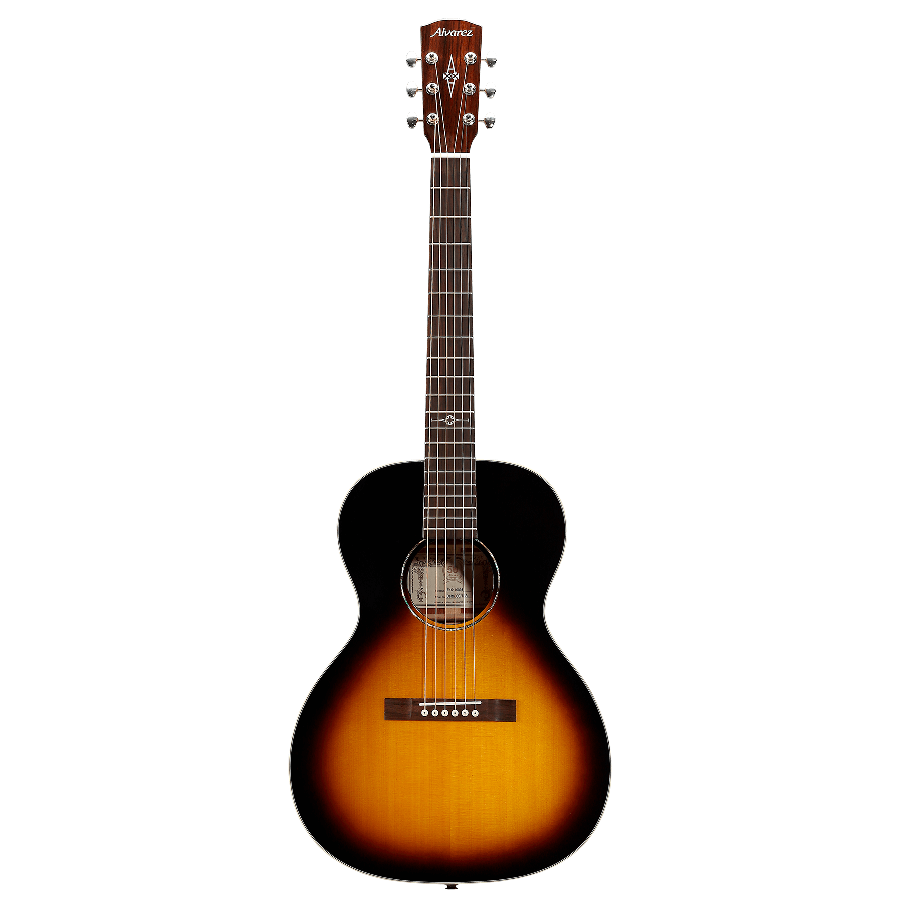 Alvarez DELTA00E Delta00 Blues Acoustic-Electric Guitar, Sunburst