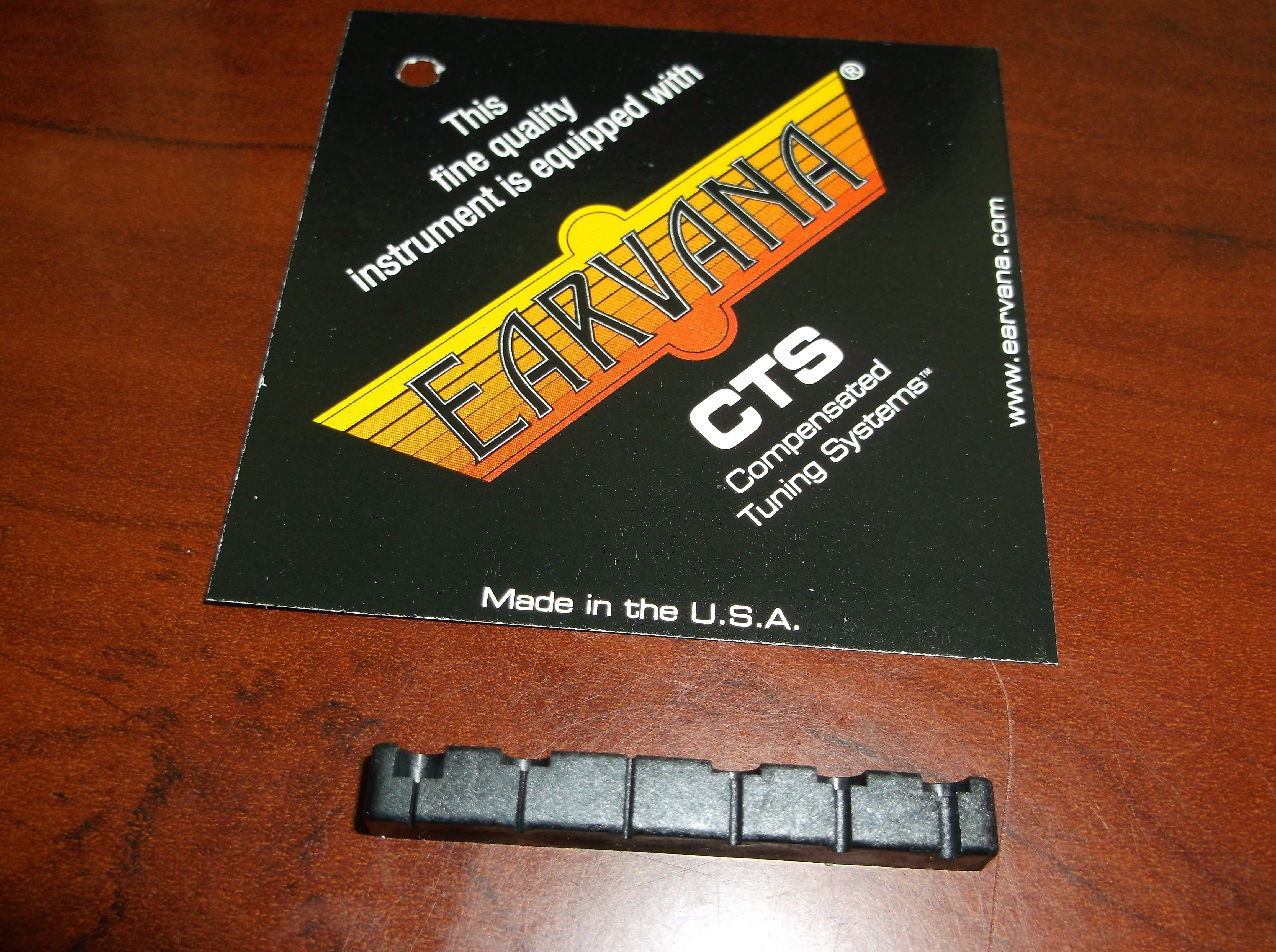 Earvana LSR Style Nut for Fender, Black