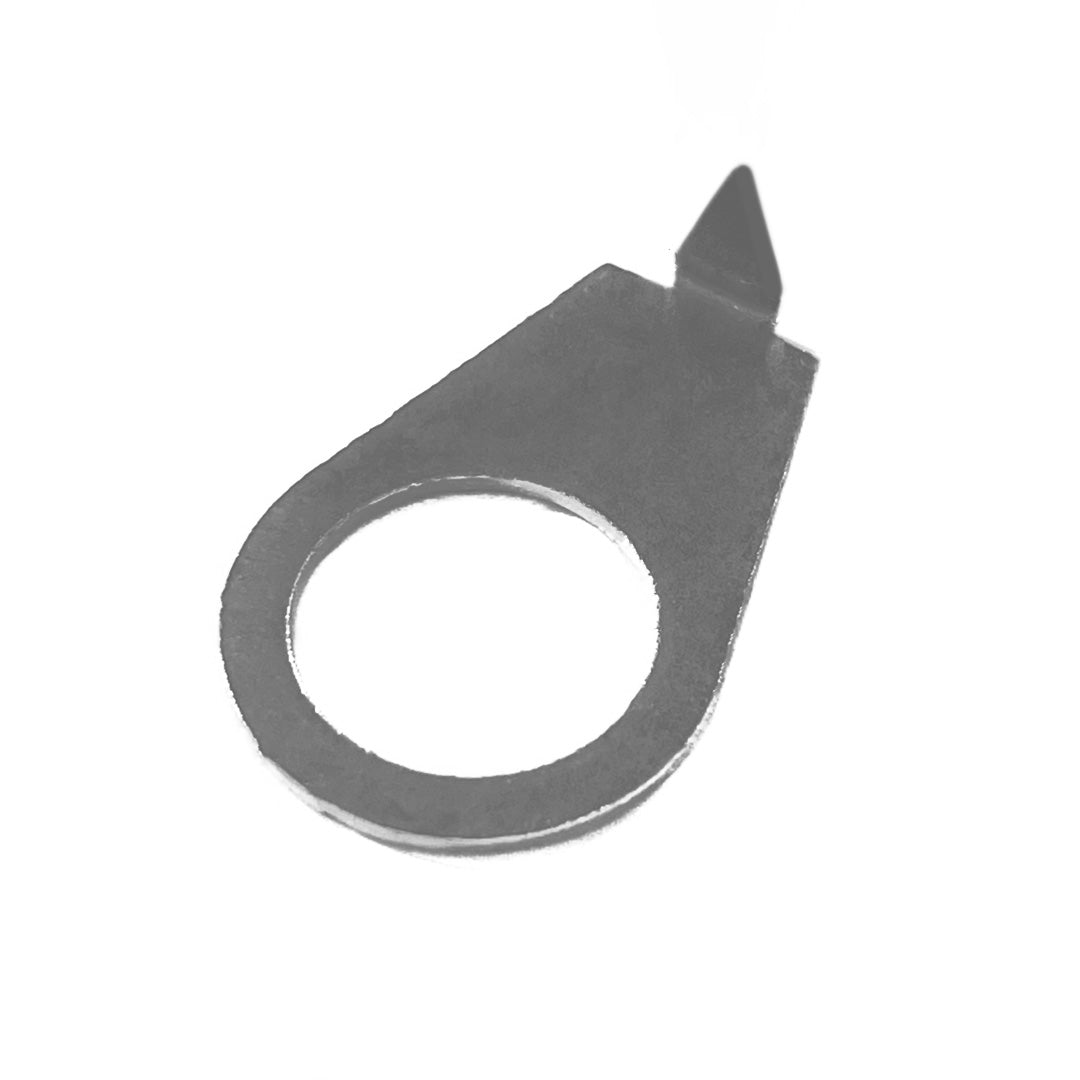 Vintage Style Pointer Washers (8), Nickel