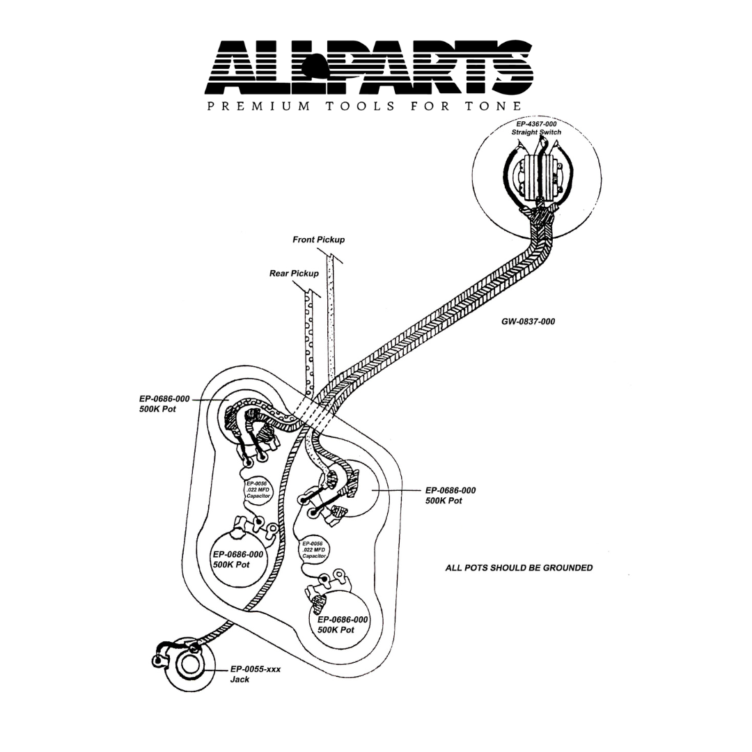 Wiring Kit for Gibson Les Paul