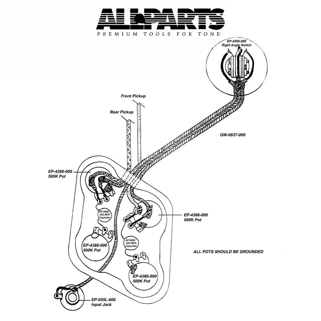 Wiring Kit for Gibson SG Guitars